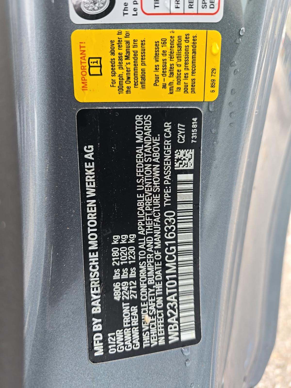 2021 BMW 4 Series 430i RWD