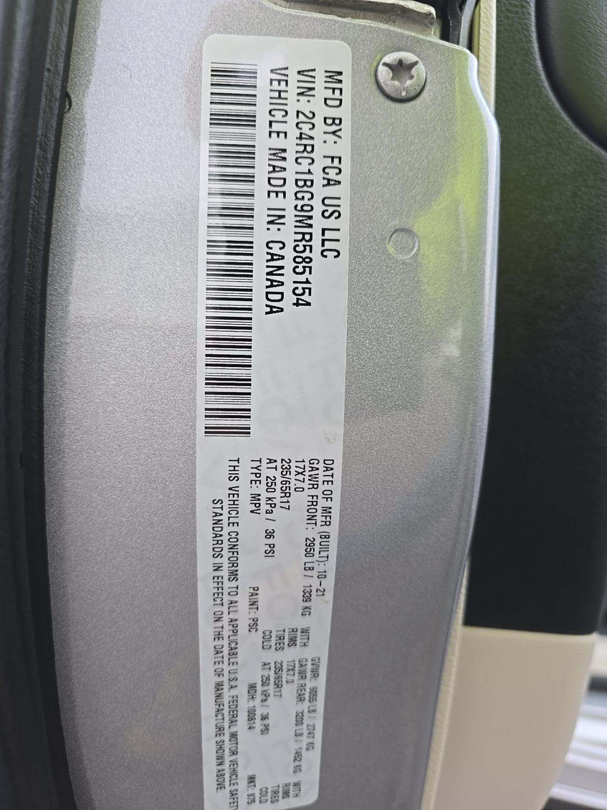 2021 Chrysler Pacifica Touring L FWD