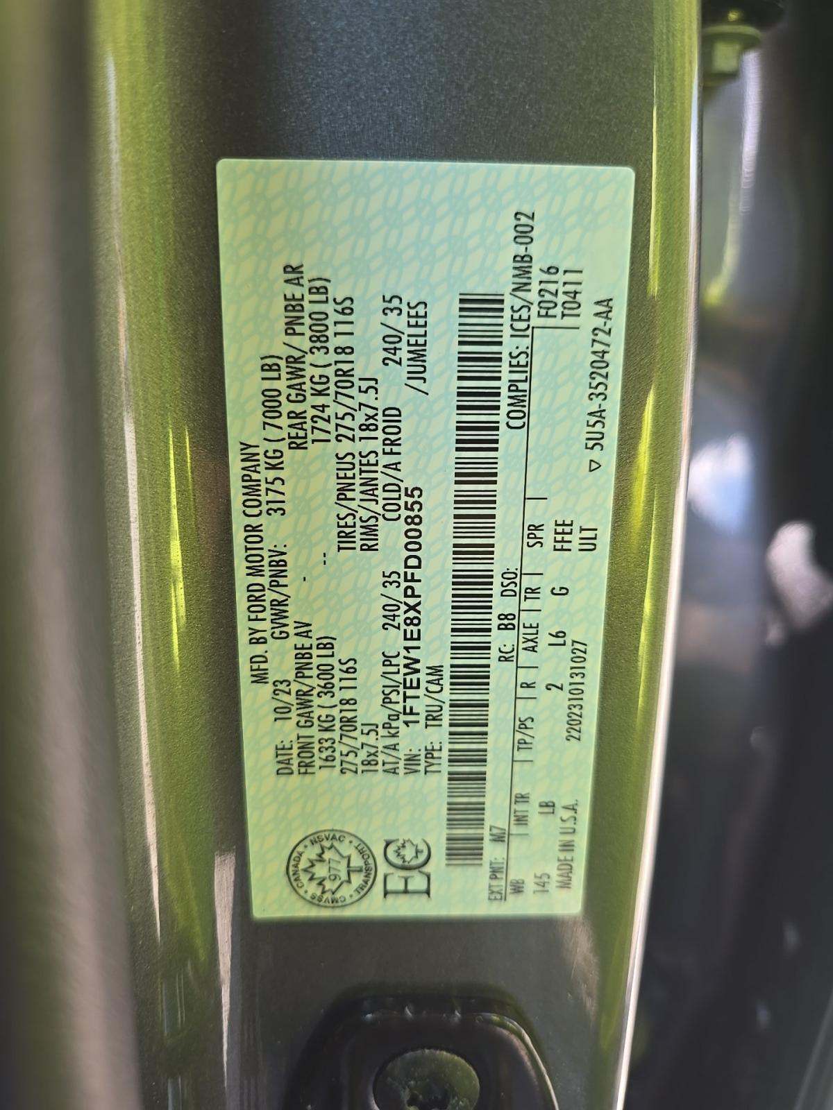 2023 Ford F-150 Tremor AWD