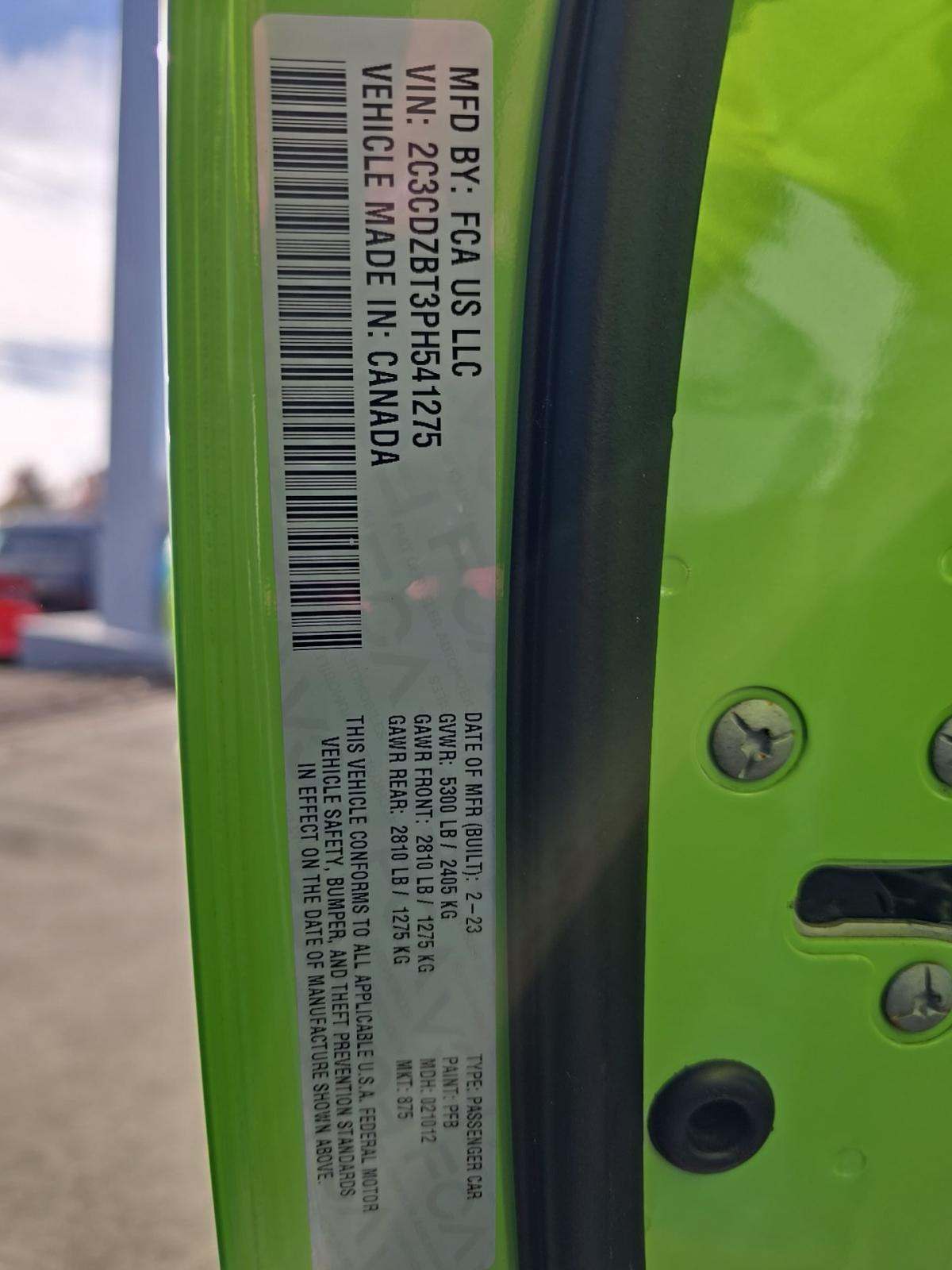 2023 Dodge Challenger R/T RWD