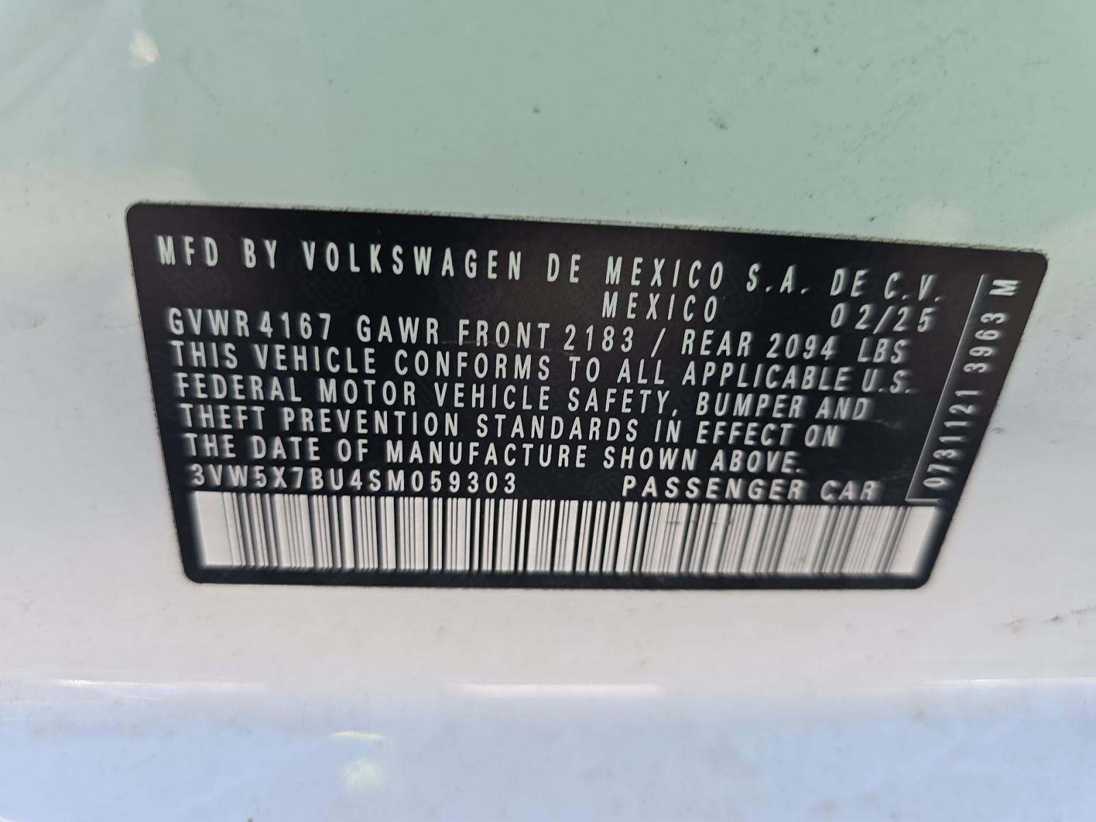 2025 Volkswagen Jetta 1.5T S FWD