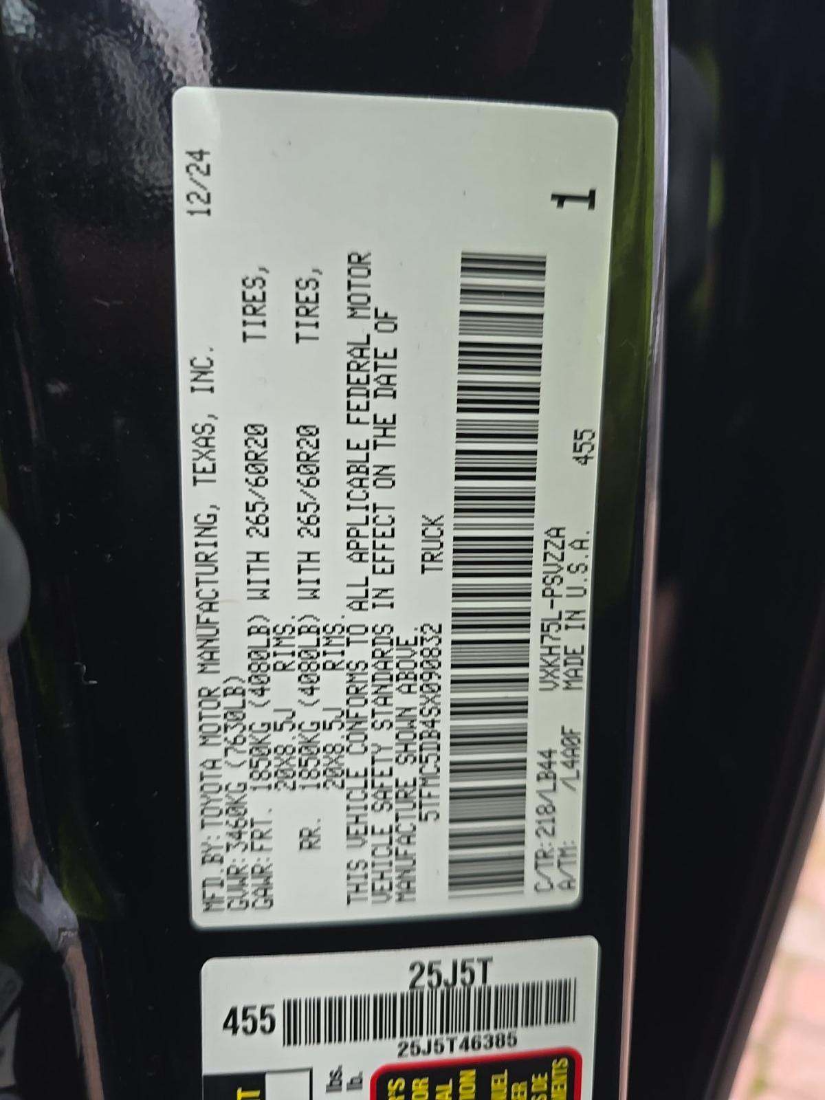 2025 Toyota Tundra Hybrid 1794 Edition AWD