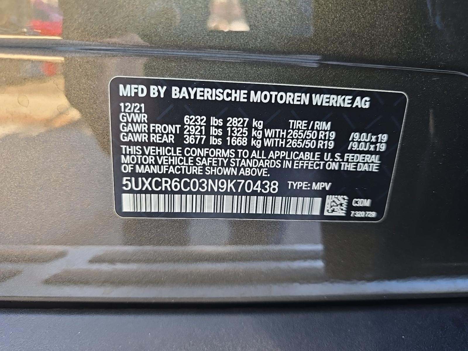 2022 BMW X5 xDrive40i AWD