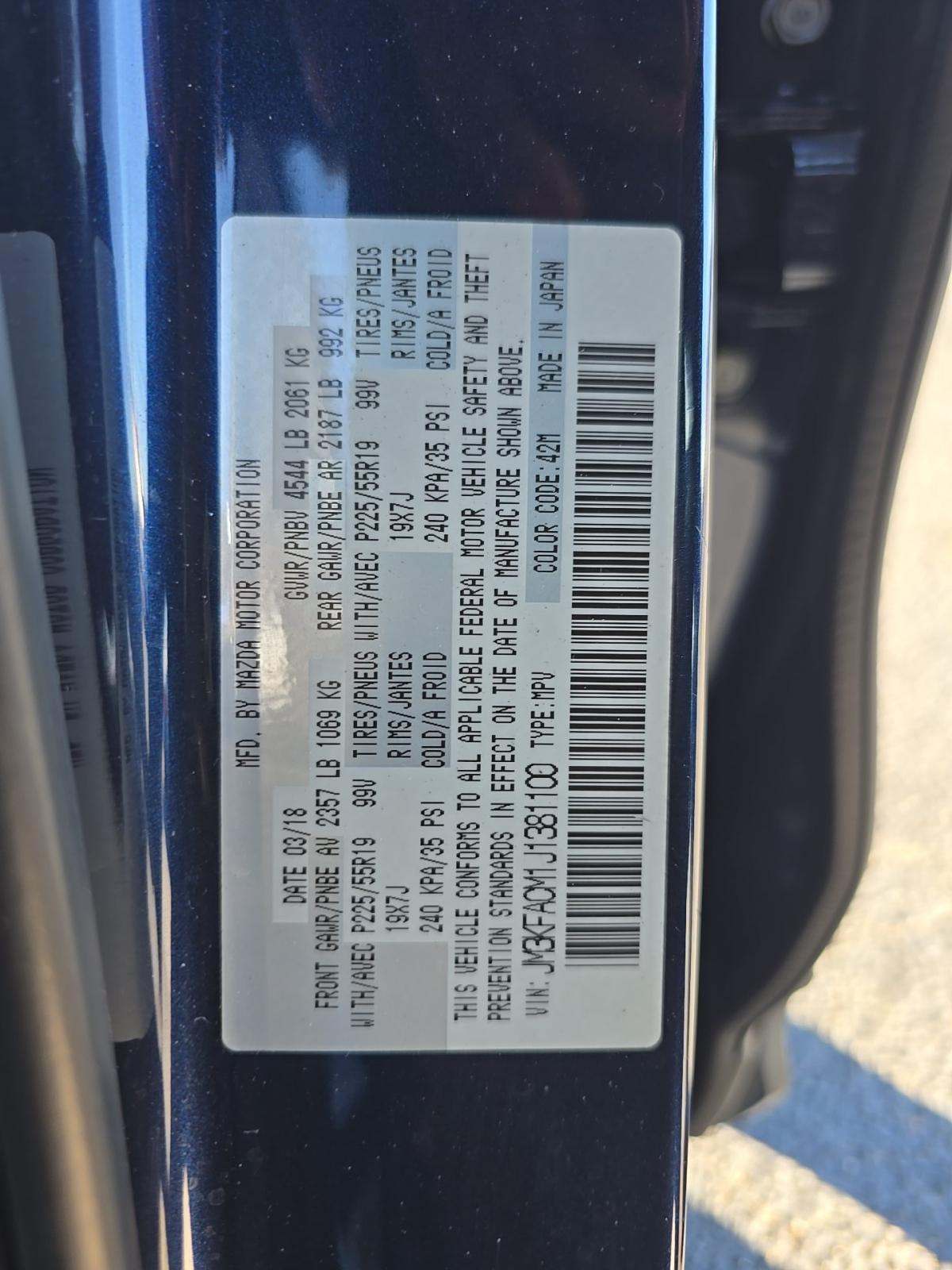 2018 MAZDA CX-5 Touring FWD