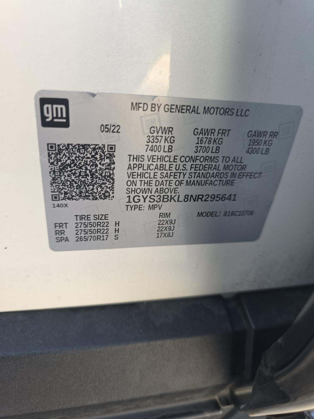 2022 Cadillac Escalade Premium Luxury RWD