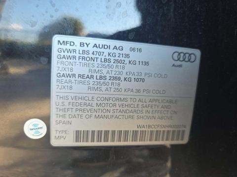 2017 Audi Q3 2.0T Premium FWD