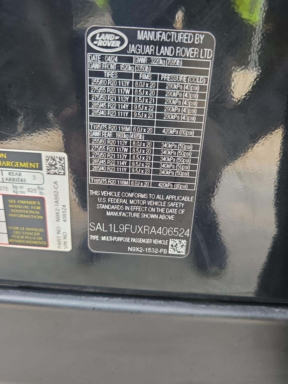 2024 Land Rover Range Rover Sport Dynamic SE AWD