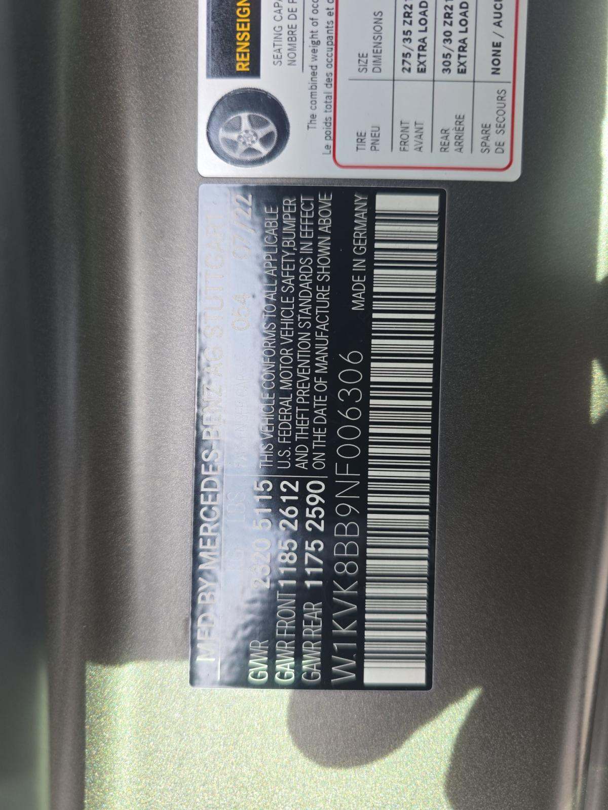 2022 Mercedes-Benz SL-Class AMG SL 63 AWD