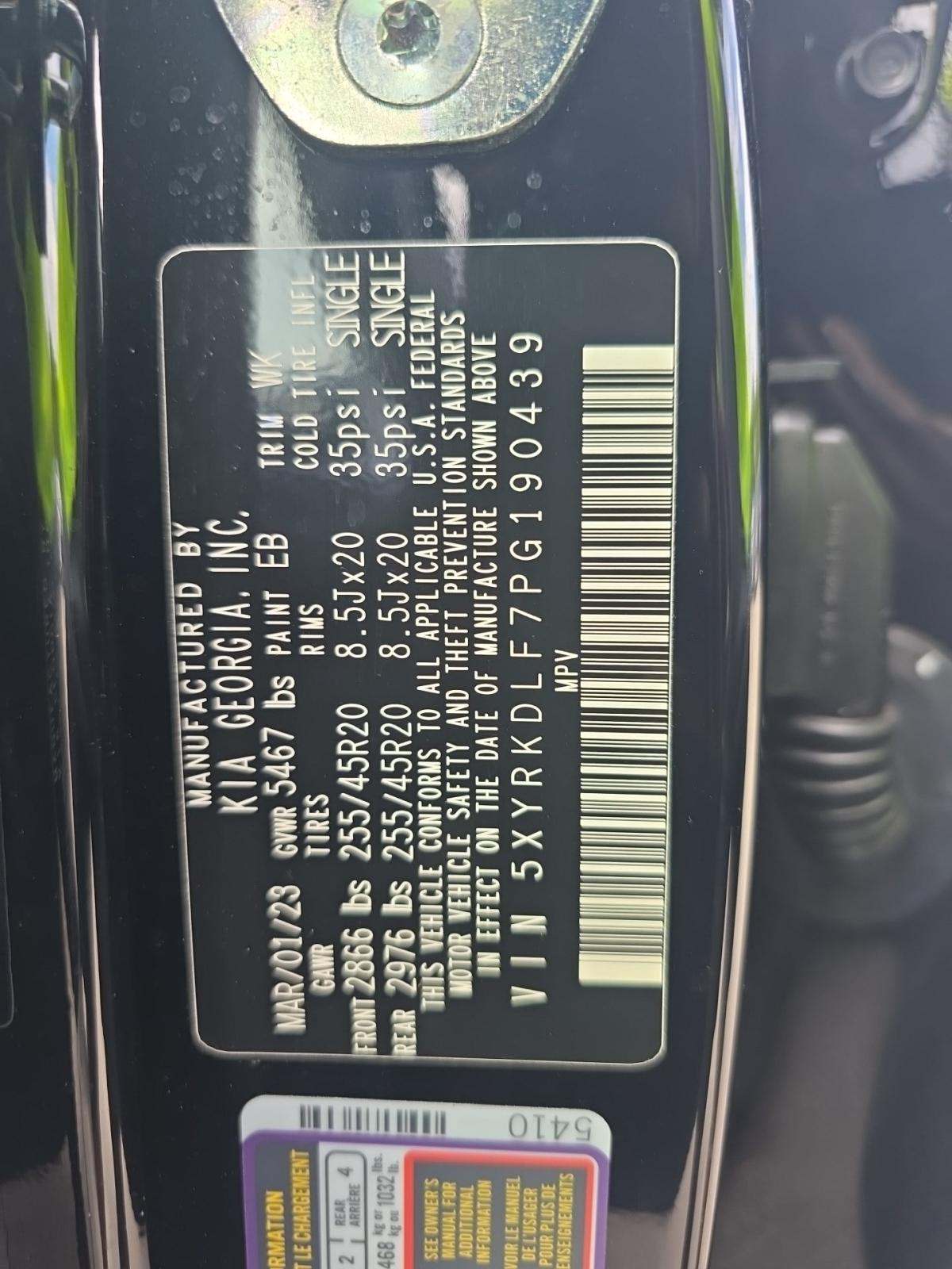 2023 Kia Sorento SX AWD