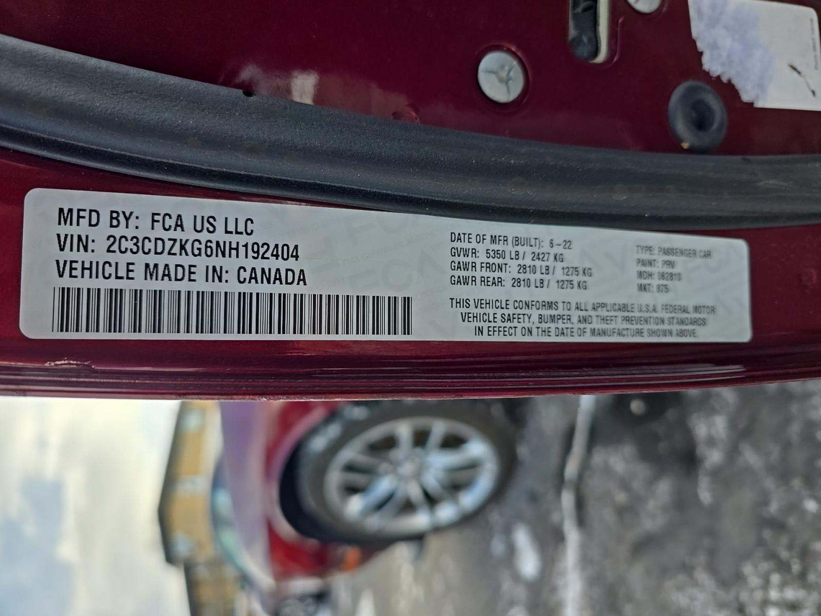 2022 Dodge Challenger GT AWD