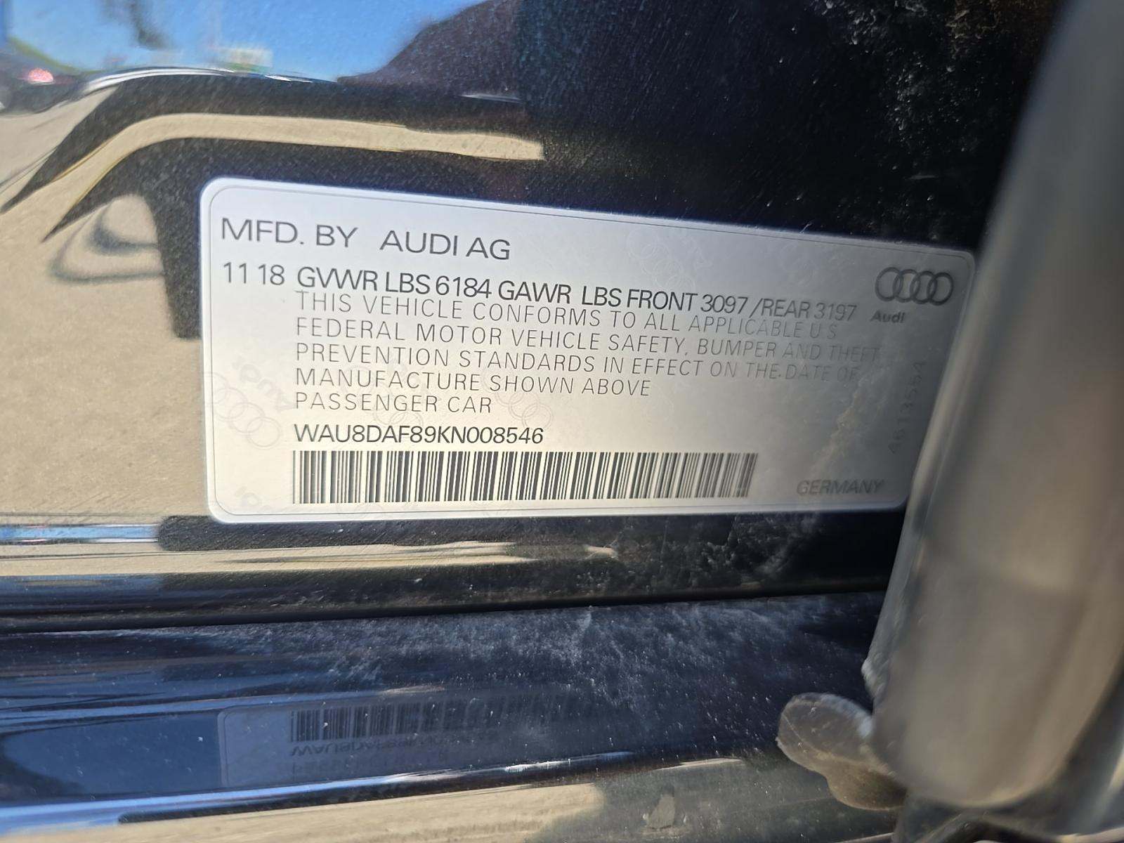 2019 Audi A8 L 3.0T AWD