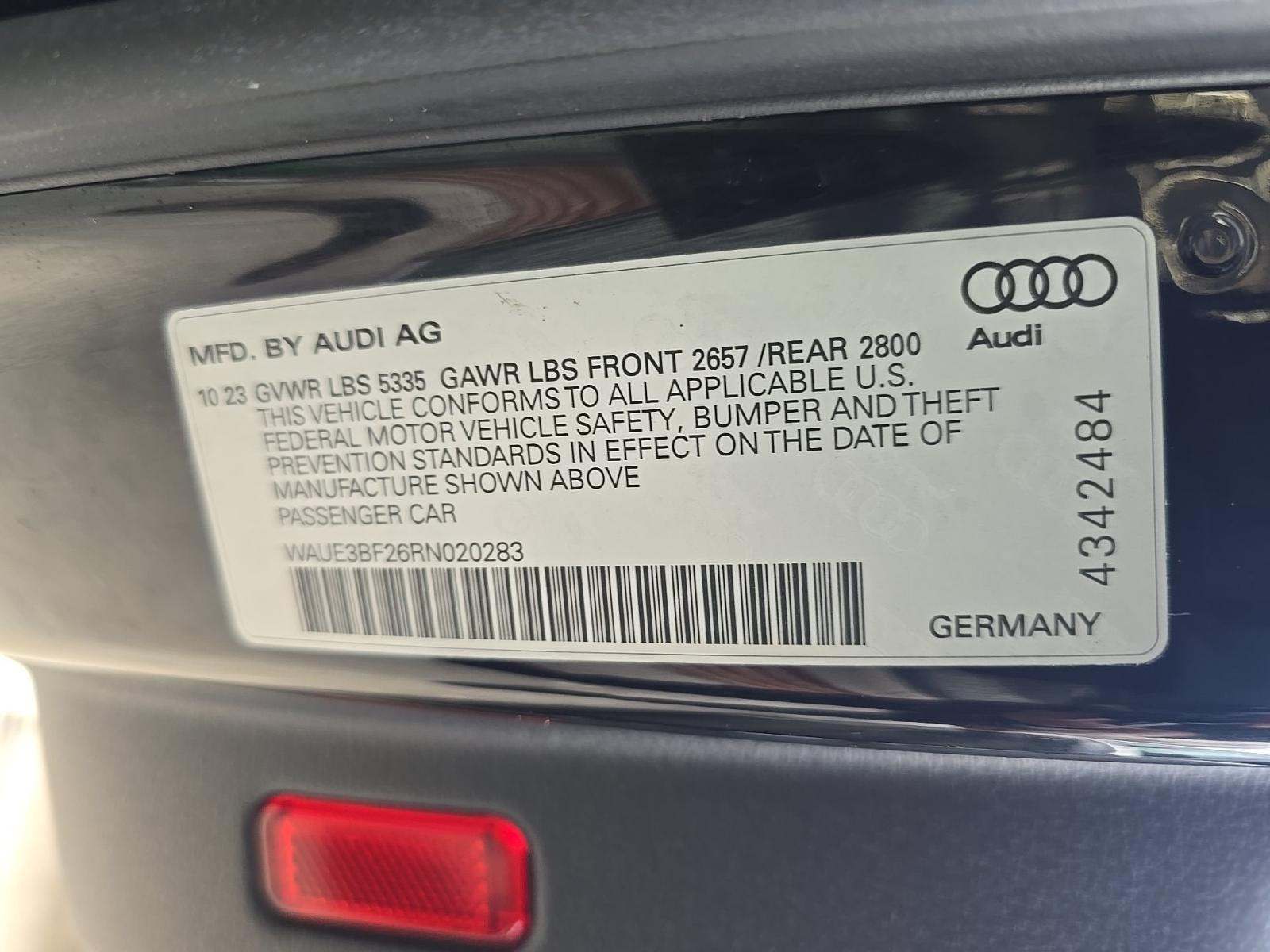 2024 Audi A6 Premium Plus AWD