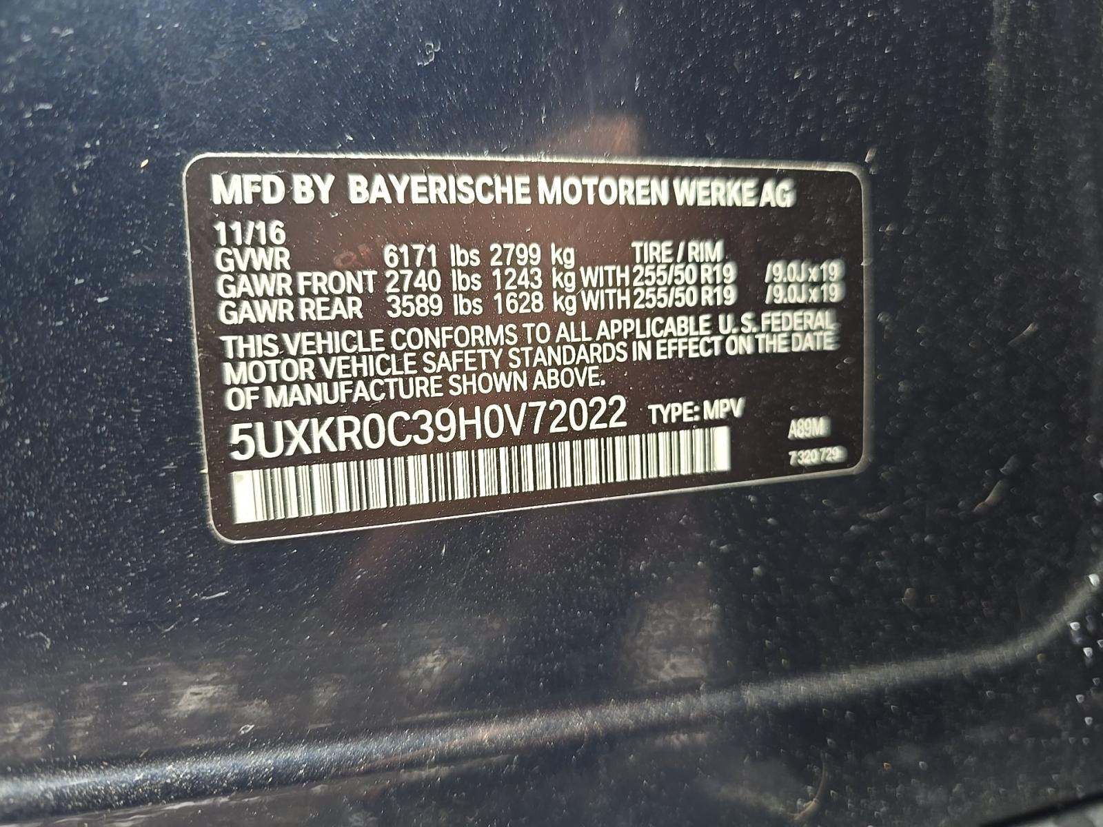 2017 BMW X5 xDrive35i AWD