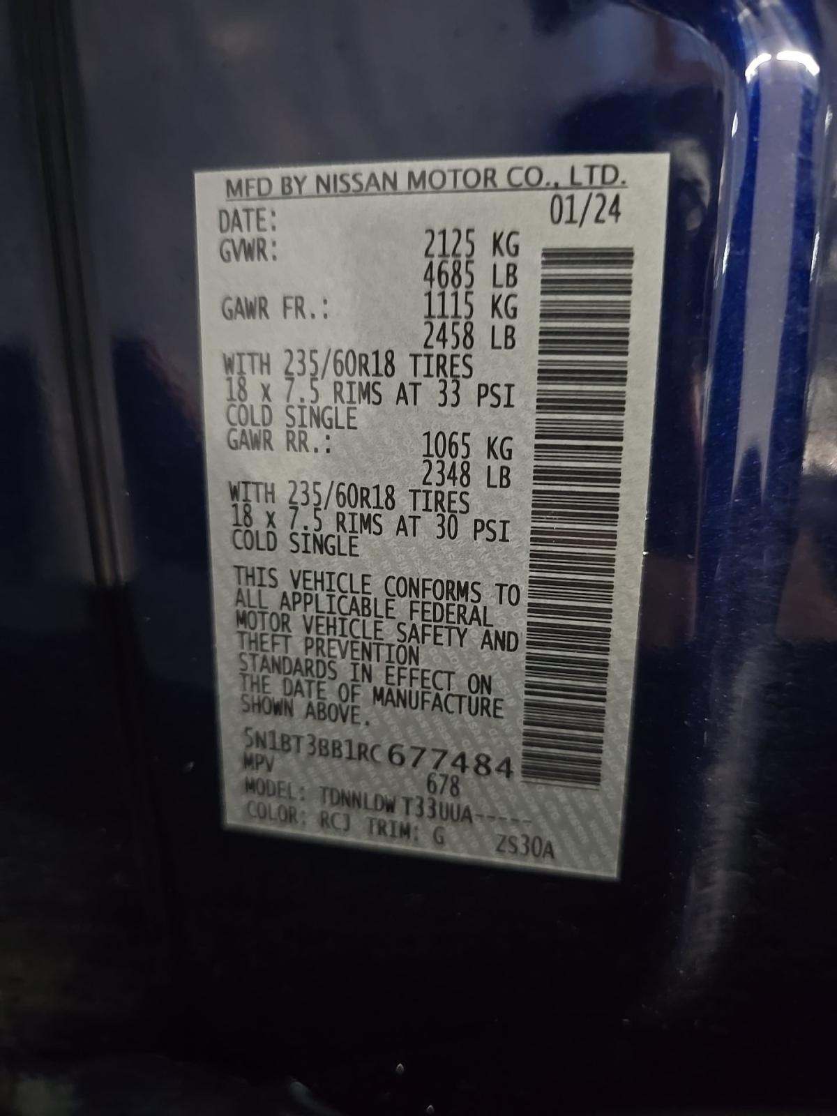 2024 Nissan Rogue SV AWD