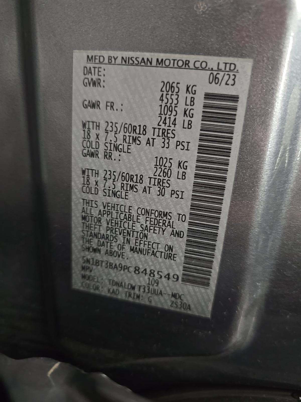 2023 Nissan Rogue SV FWD