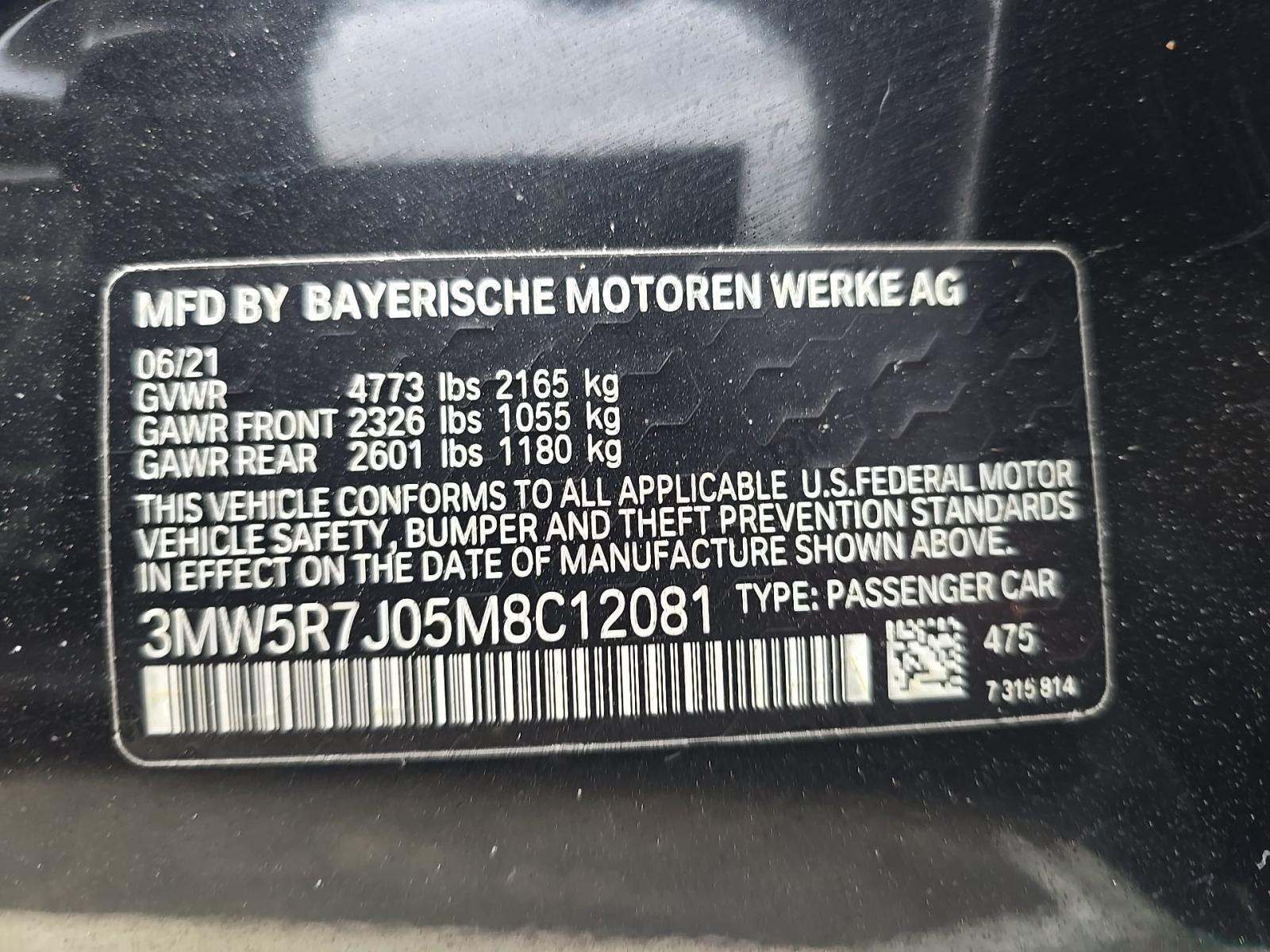 2021 BMW 3 Series 330i xDrive AWD