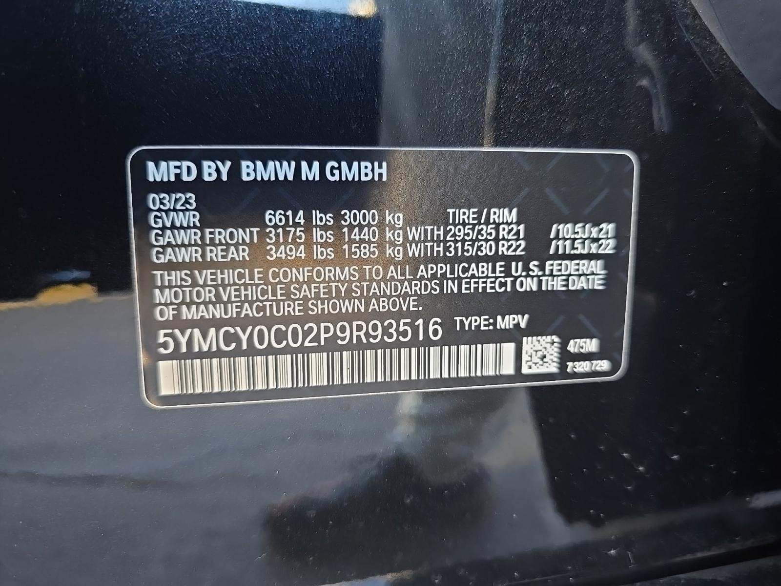 2023 BMW X6 M Base AWD