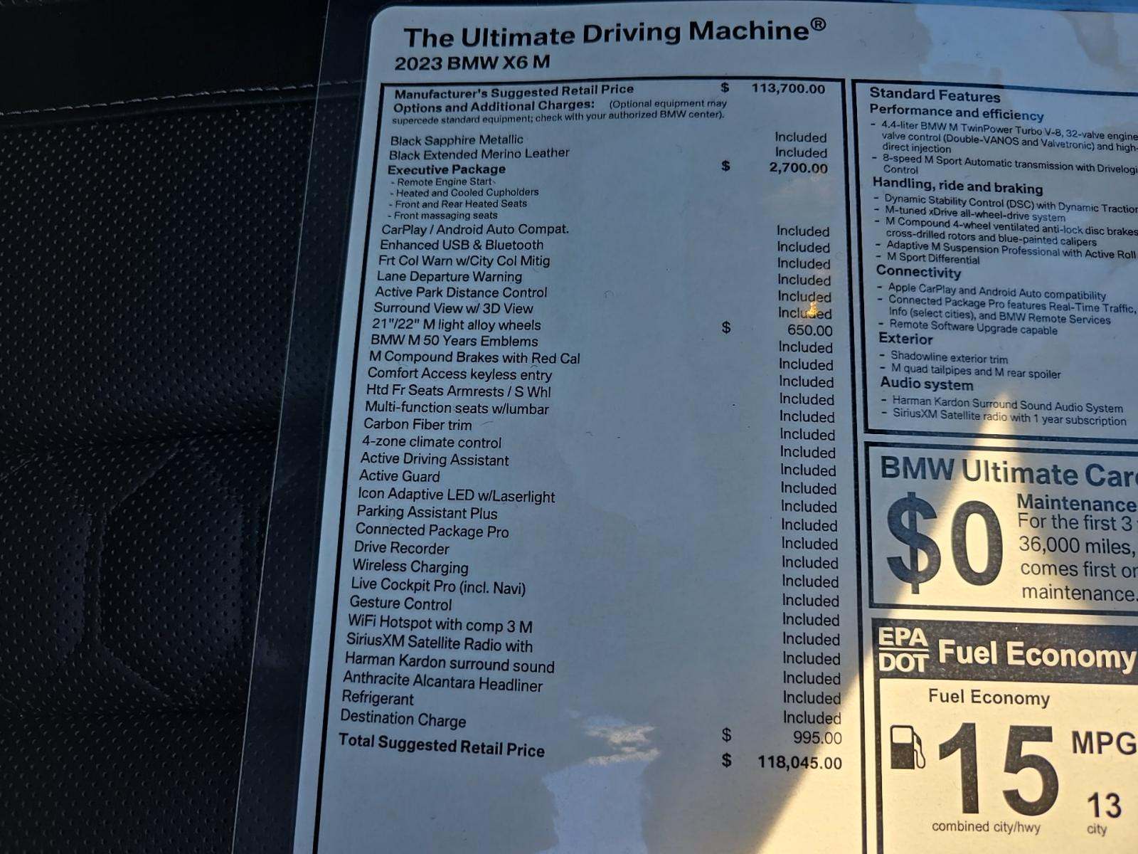 2023 BMW X6 M Base AWD