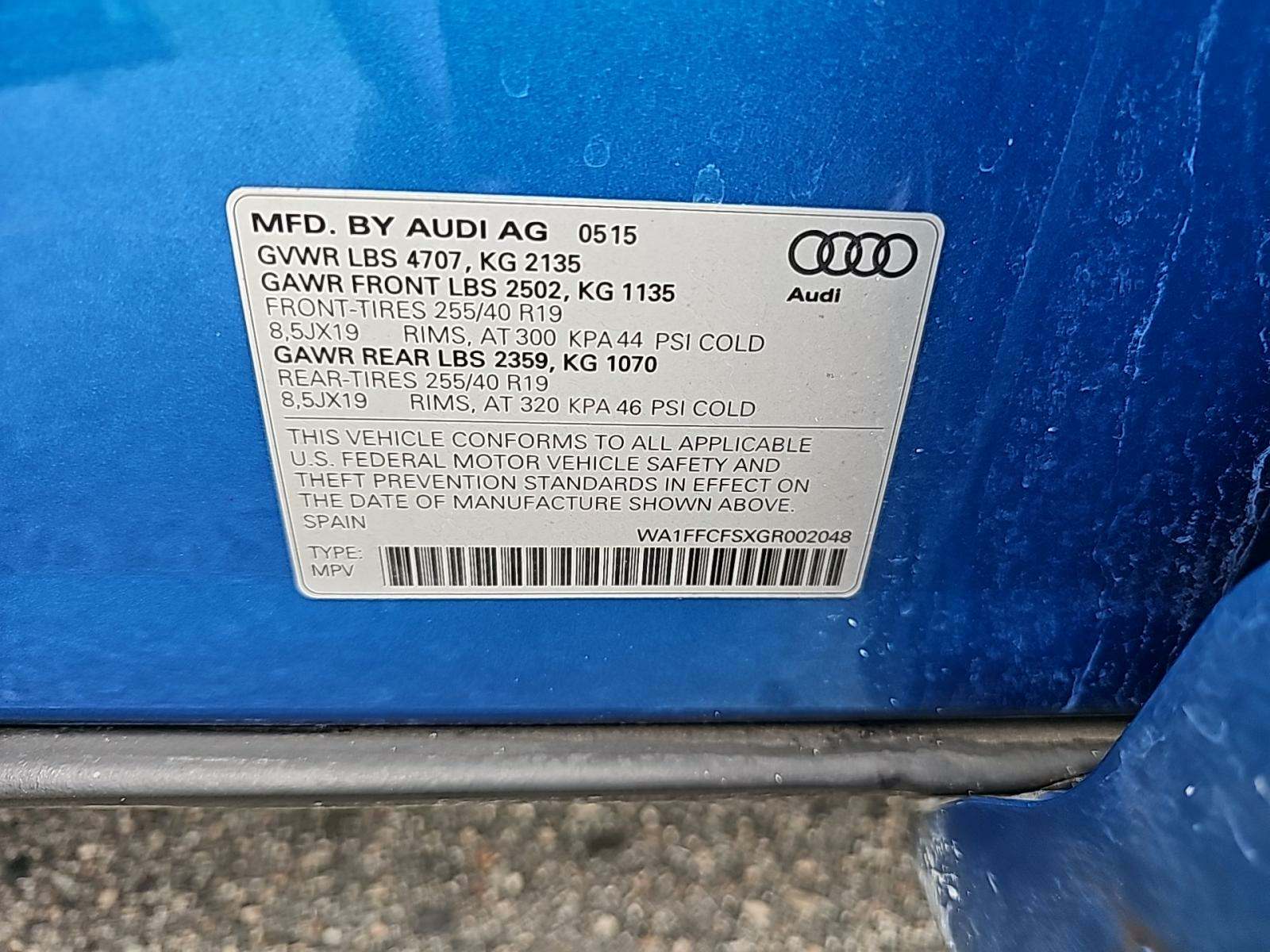 2016 Audi Q3 2.0T Prestige FWD