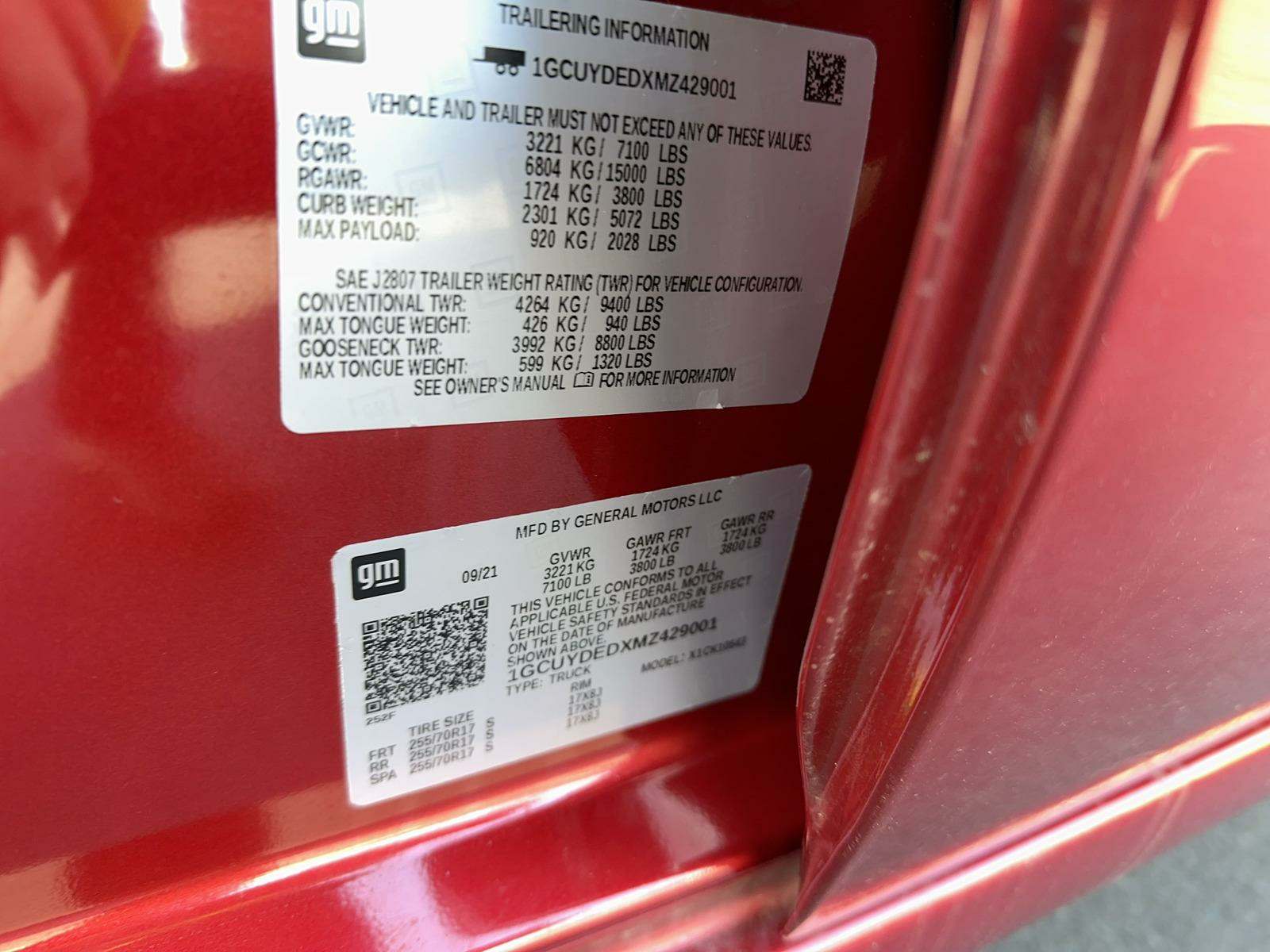 2021 Chevrolet Silverado 1500 LT AWD