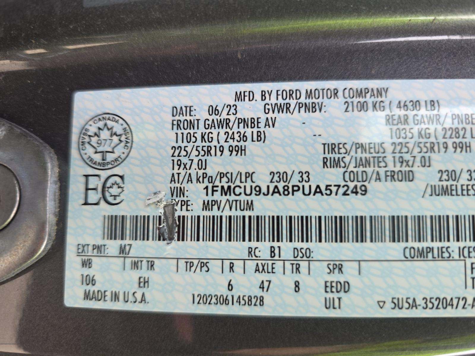 2023 Ford Escape Platinum AWD