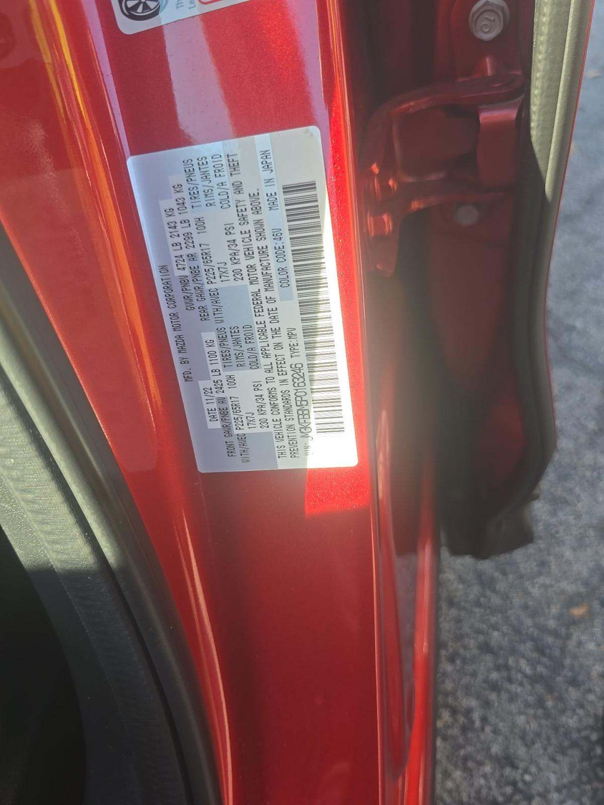 2023 MAZDA CX-5 2.5 S Select Package AWD