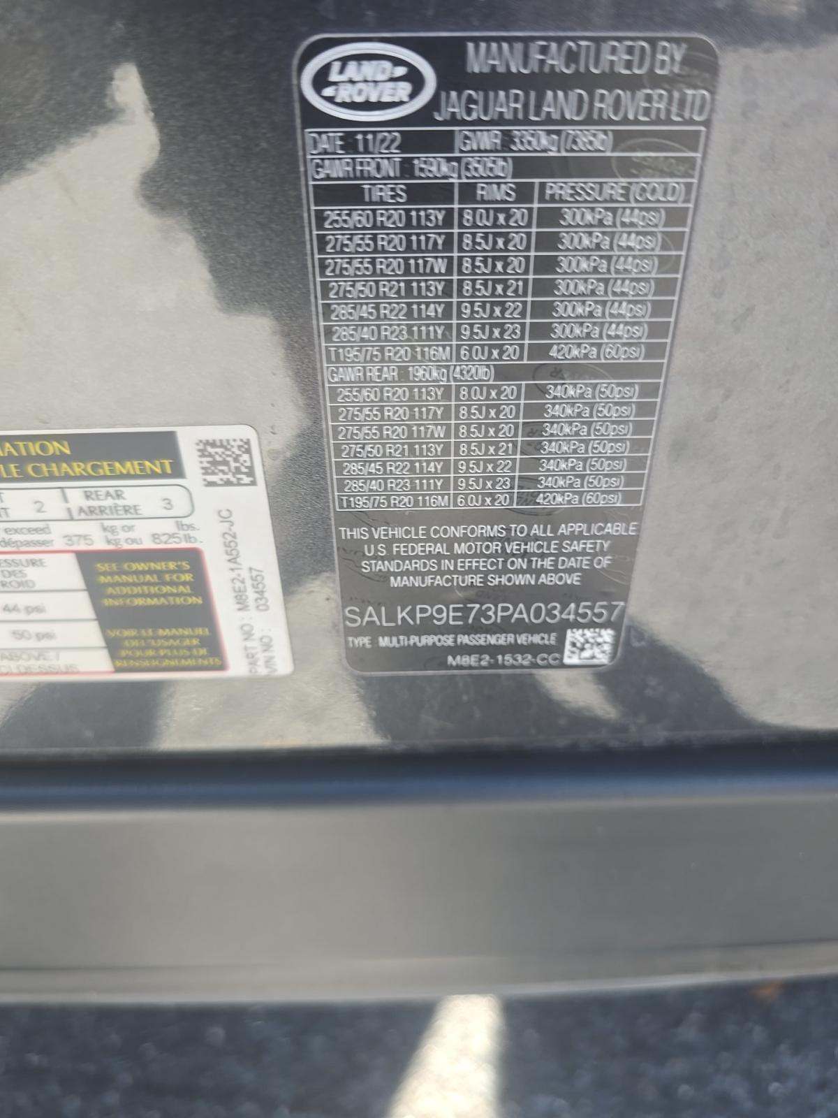 2023 Land Rover Range Rover SE AWD