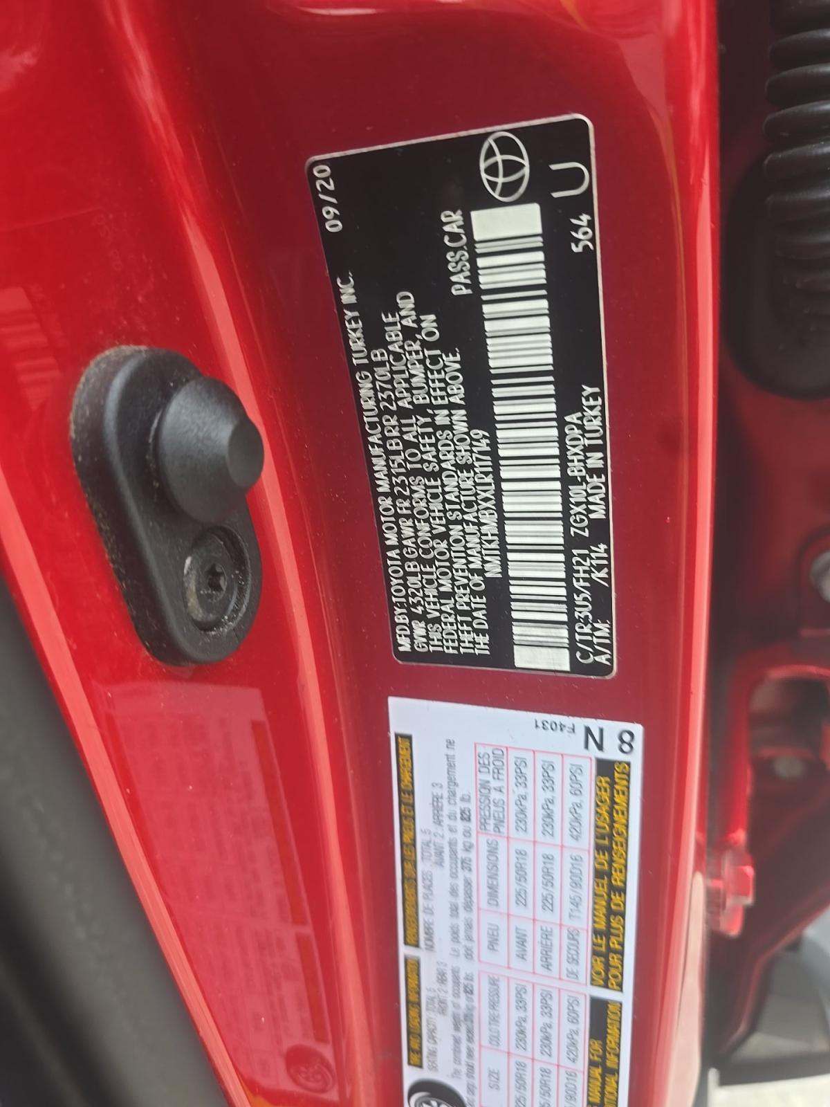 2020 Toyota C-HR LE FWD