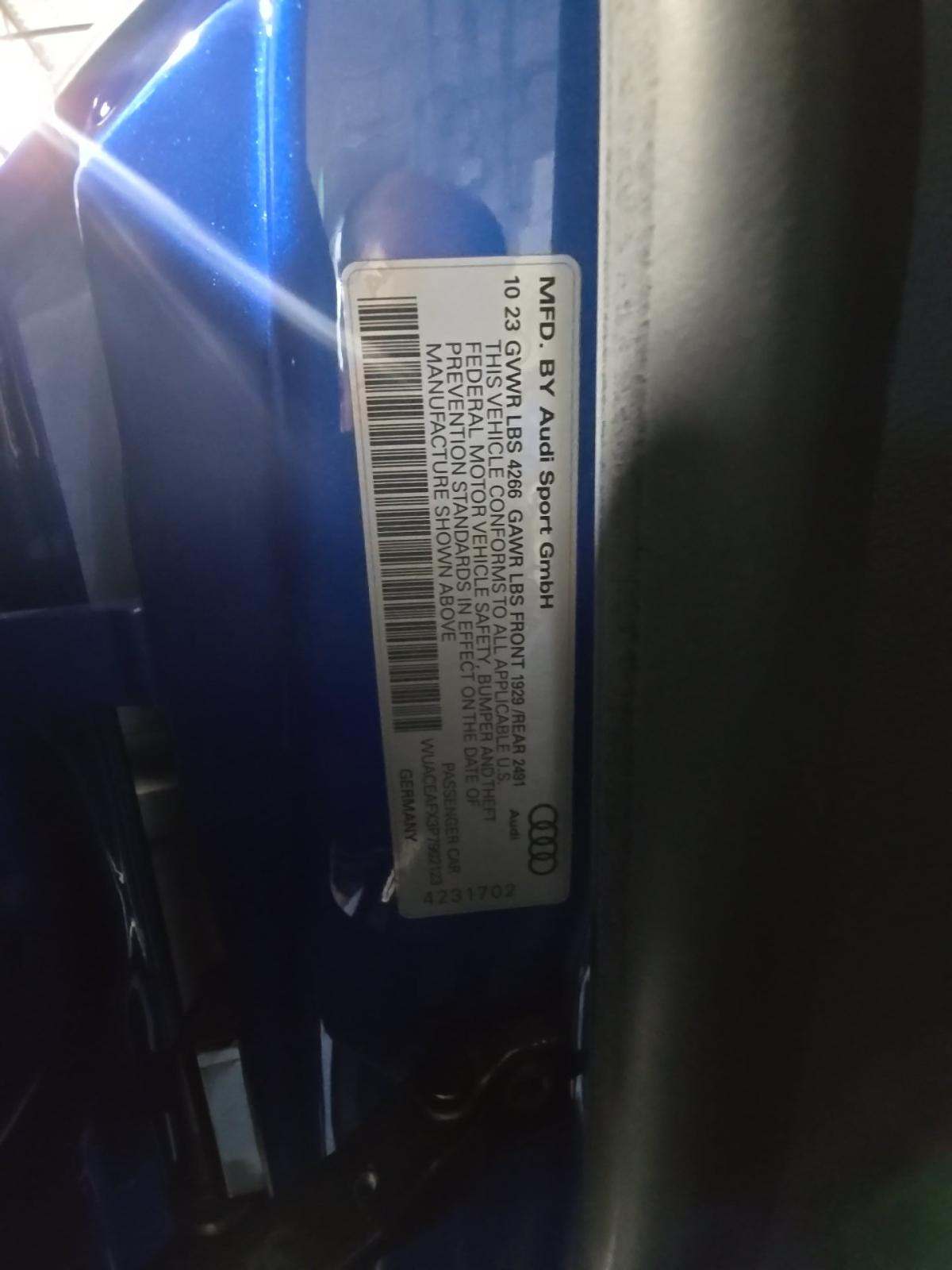 2023 Audi R8 V10 performance RWD