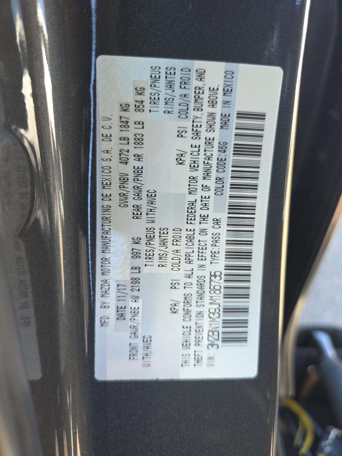 2018 MAZDA MAZDA3 Grand Touring FWD