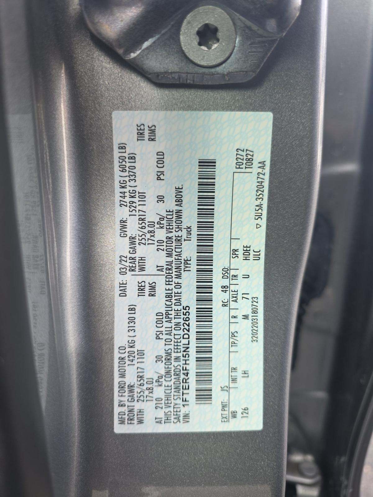 2022 Ford Ranger XLT AWD