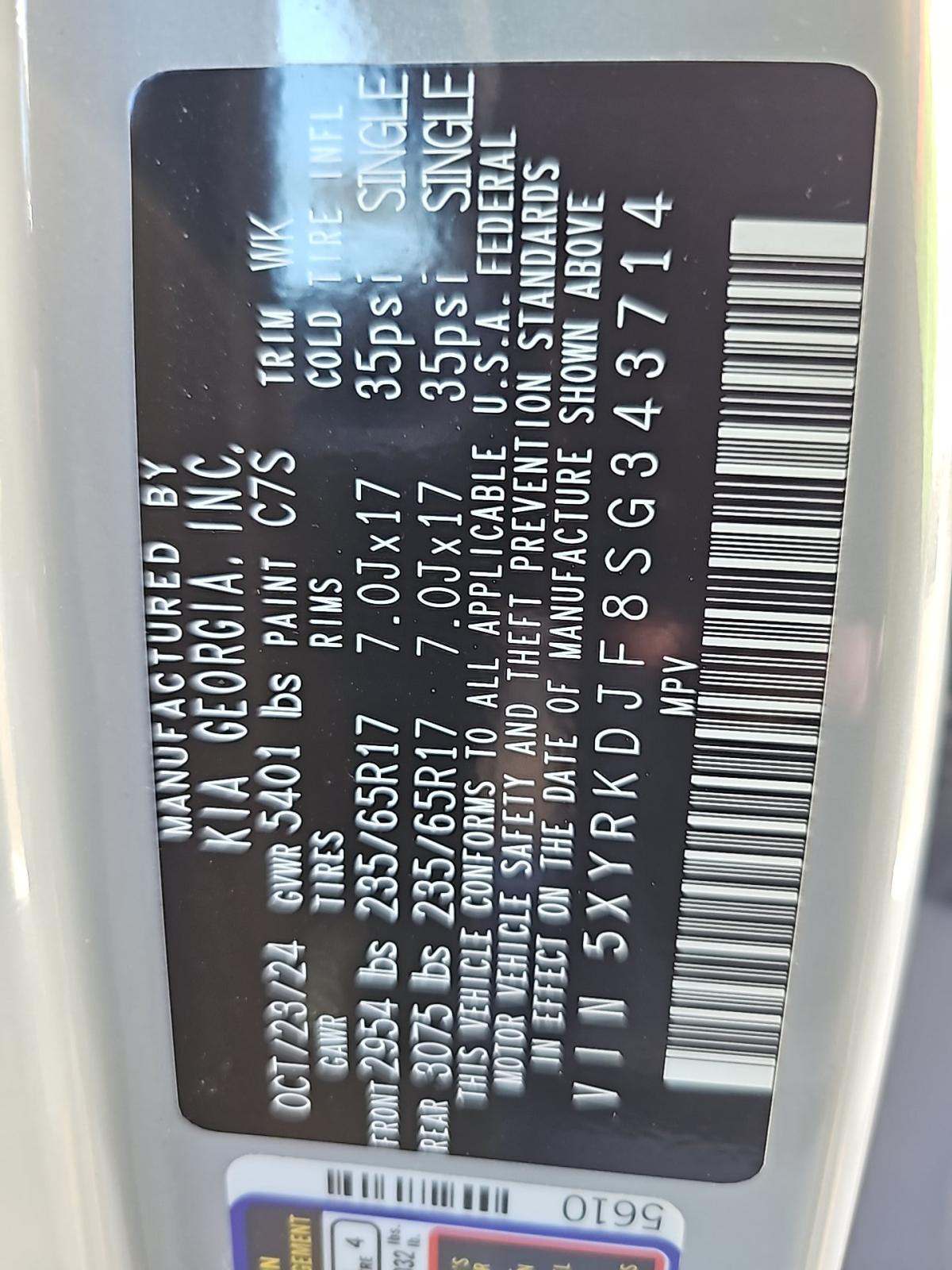 2025 Kia Sorento X-Pro SX Prestige AWD