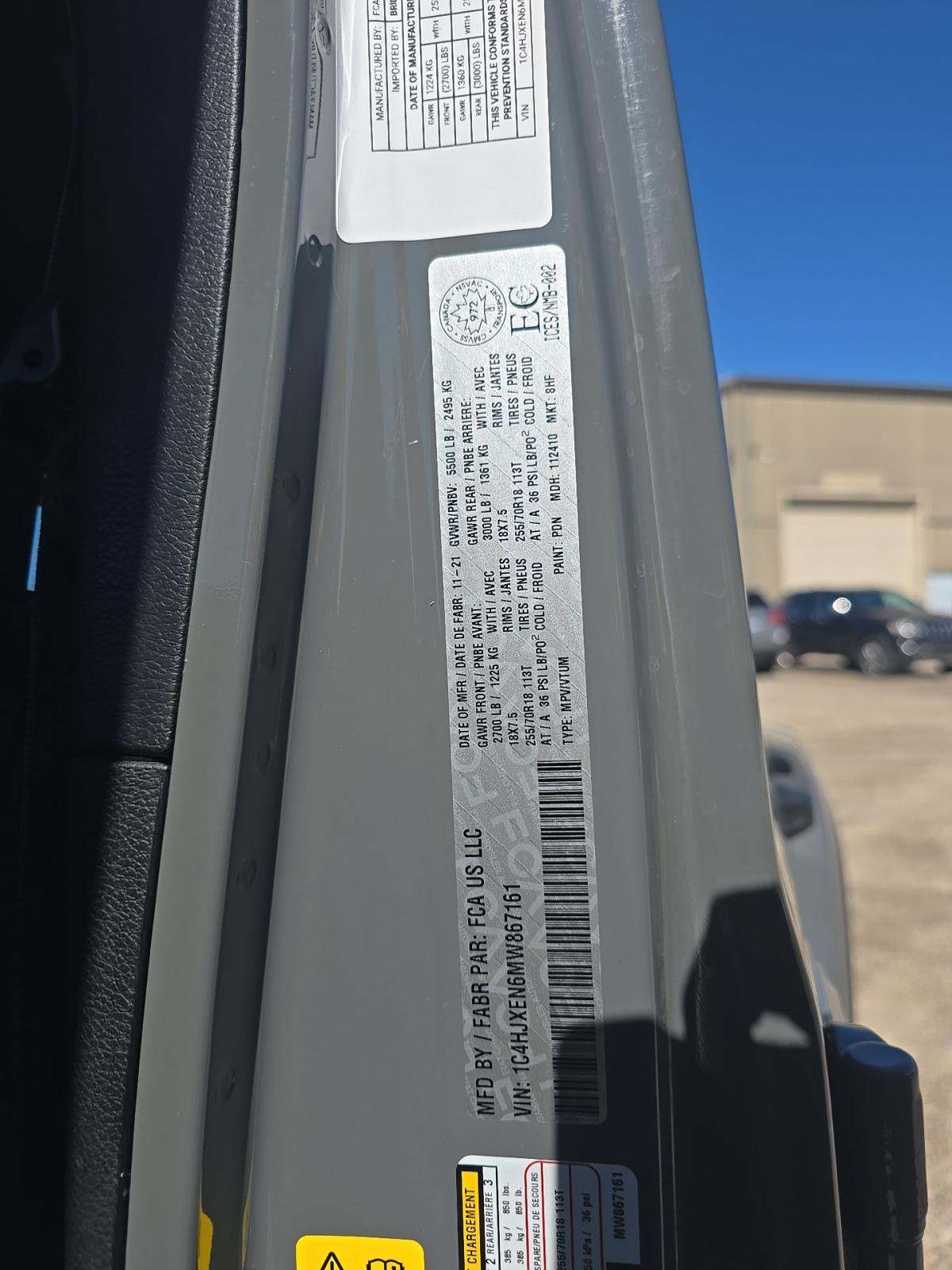 2021 Jeep Wrangler Unlimited Sahara AWD