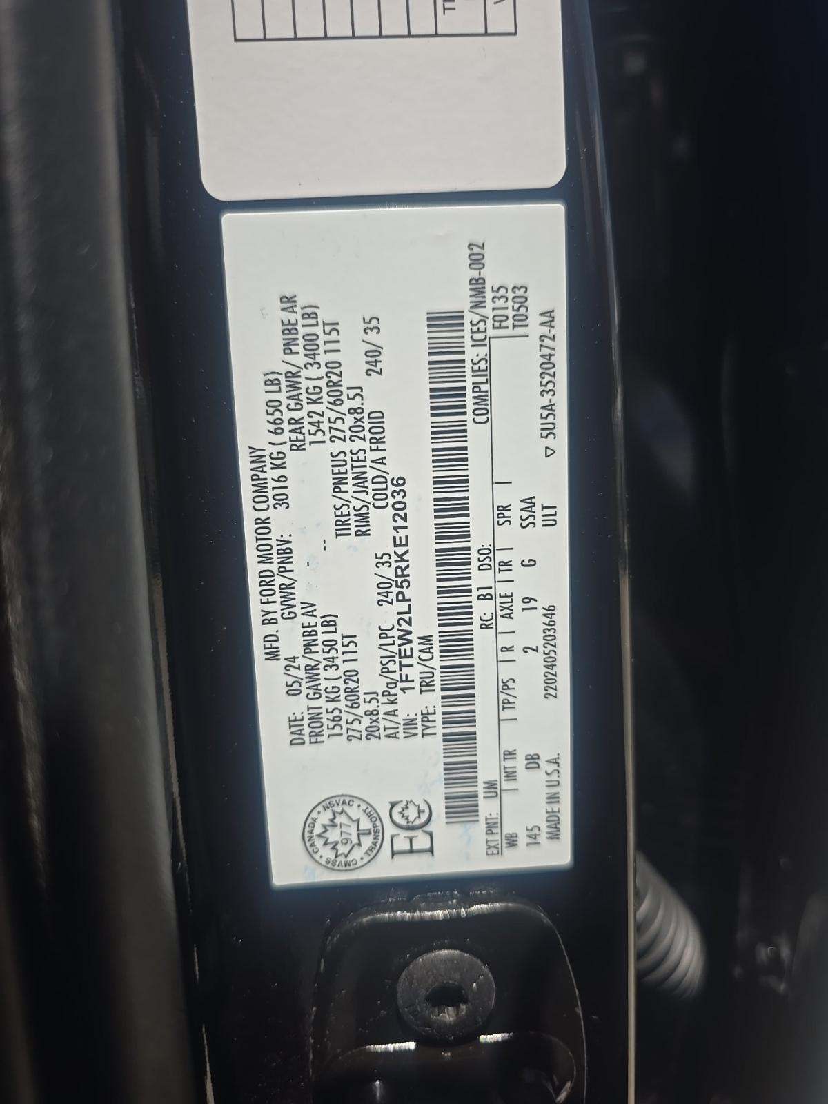 2024 Ford F-150 STX AWD