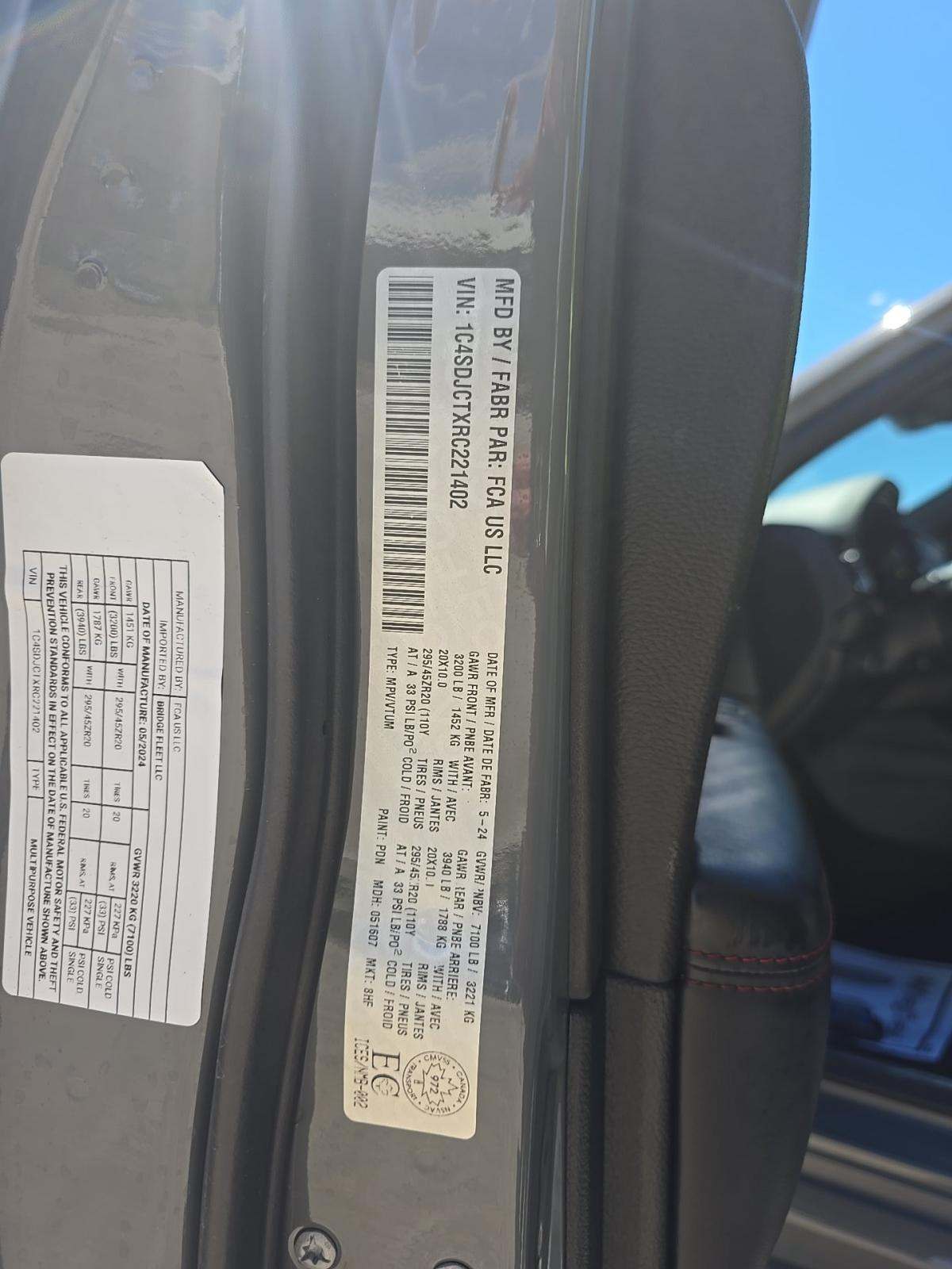 2024 Dodge Durango R/T AWD