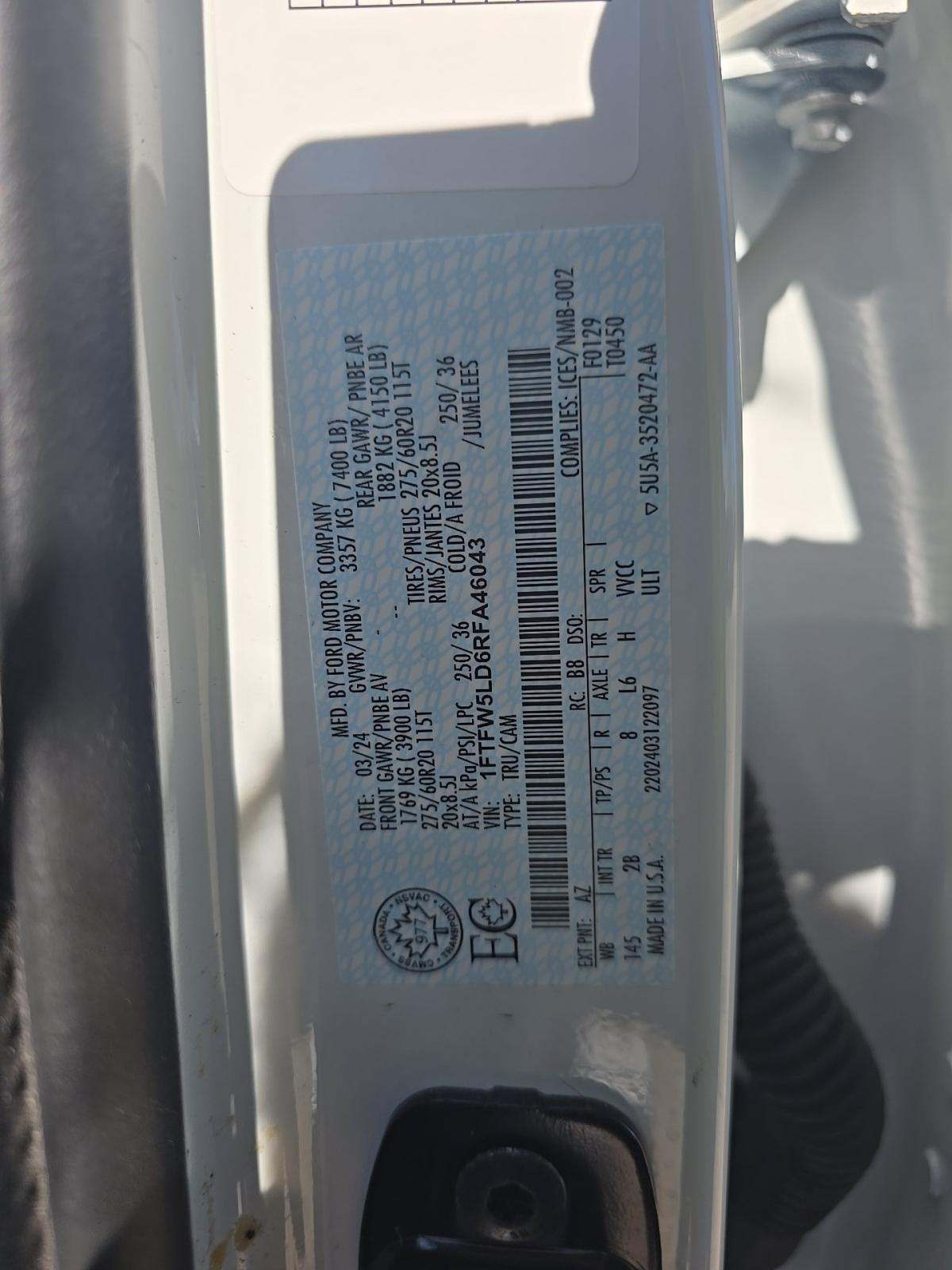2024 Ford F-150 Hybrid Lariat AWD