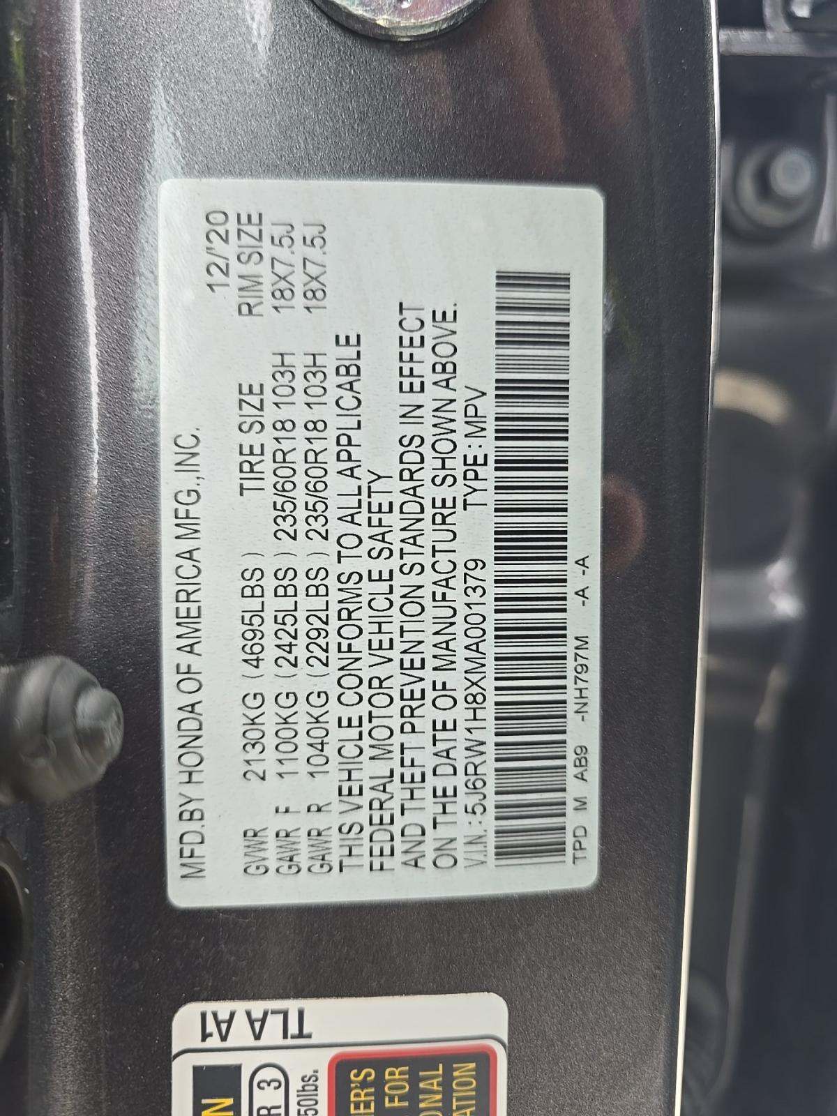 2021 Honda CR-V EX-L FWD