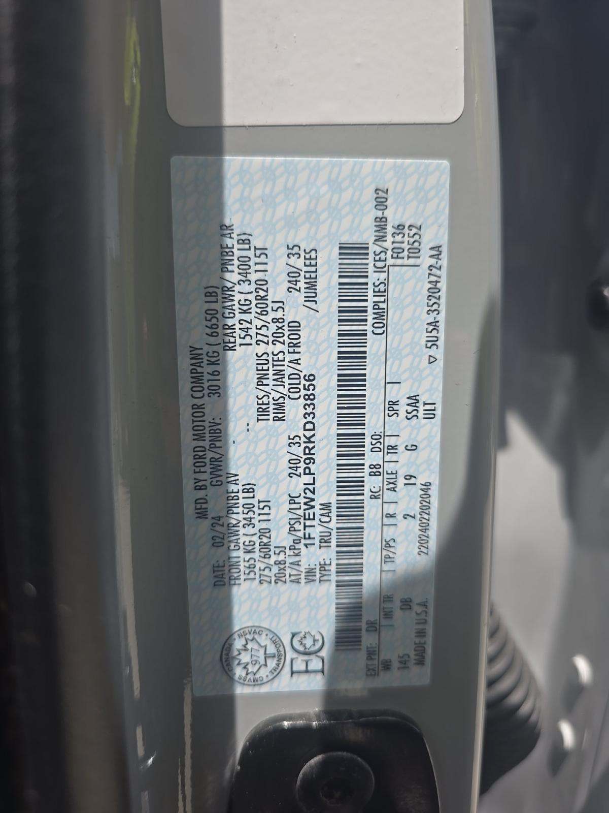 2024 Ford F-150 STX AWD