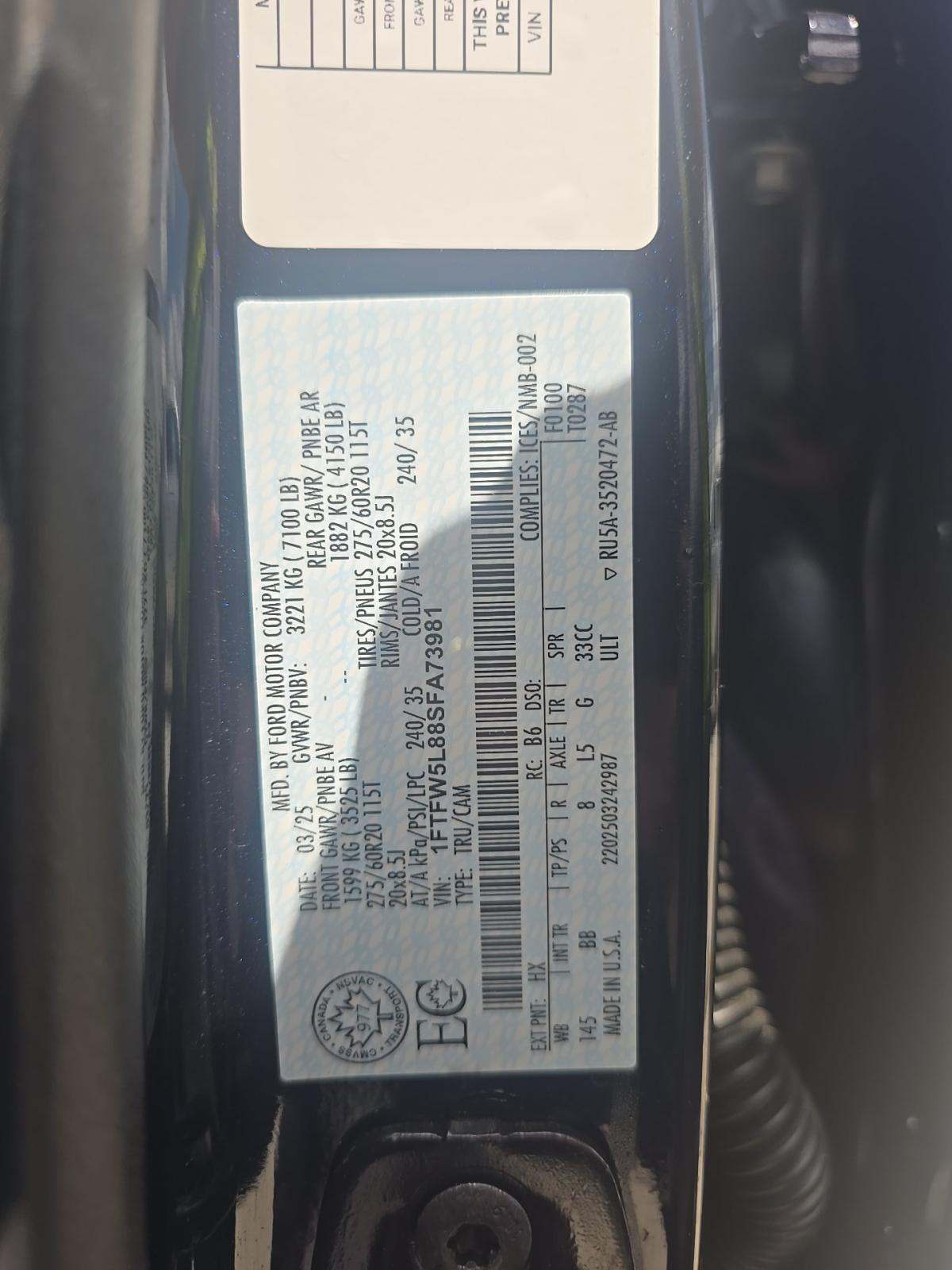 2025 Ford F-150 Lariat AWD