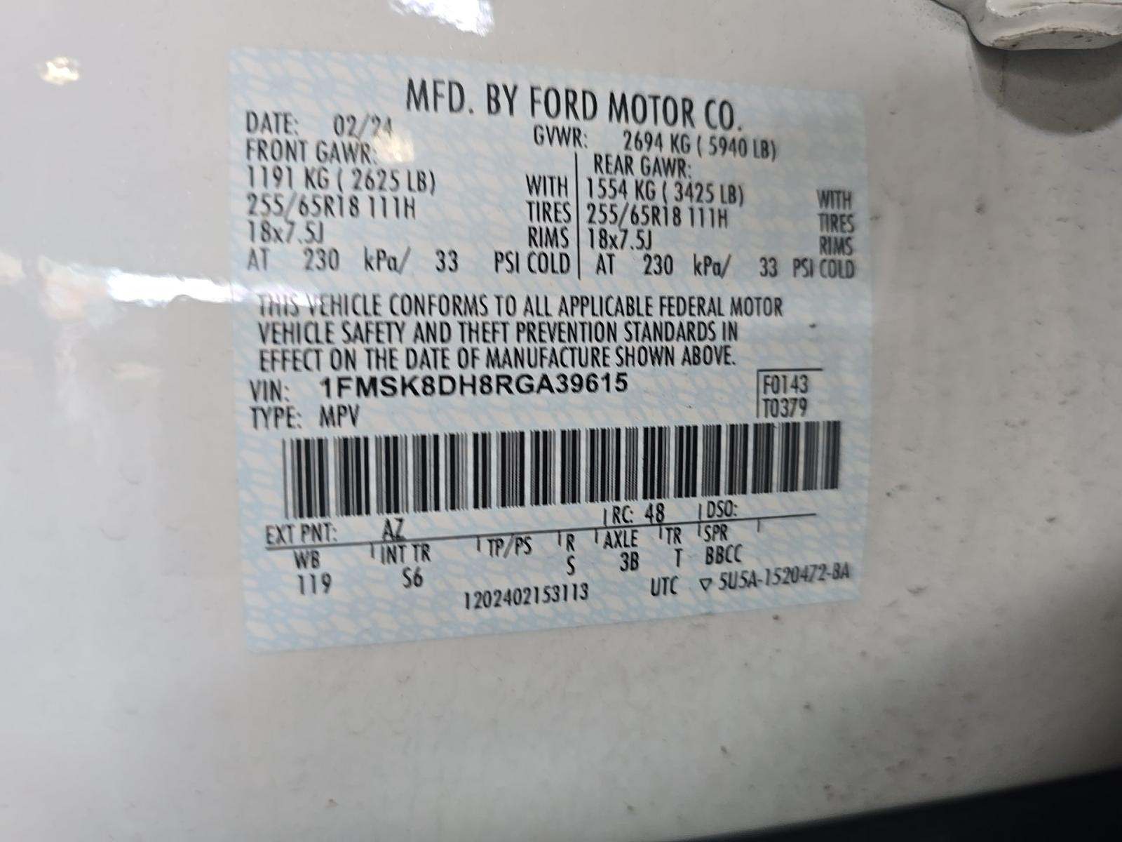 2024 Ford Explorer XLT AWD