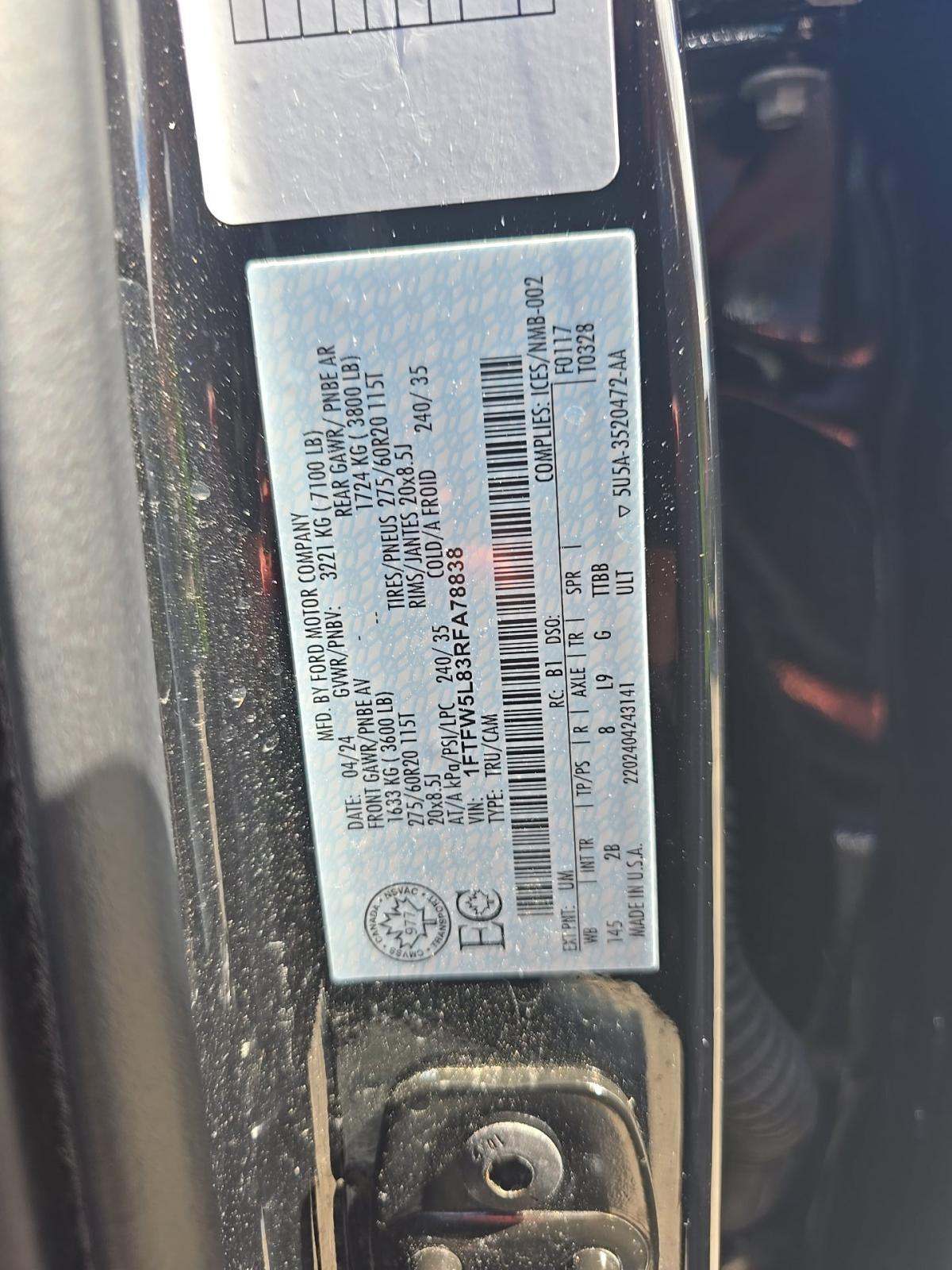 2024 Ford F-150 Lariat AWD