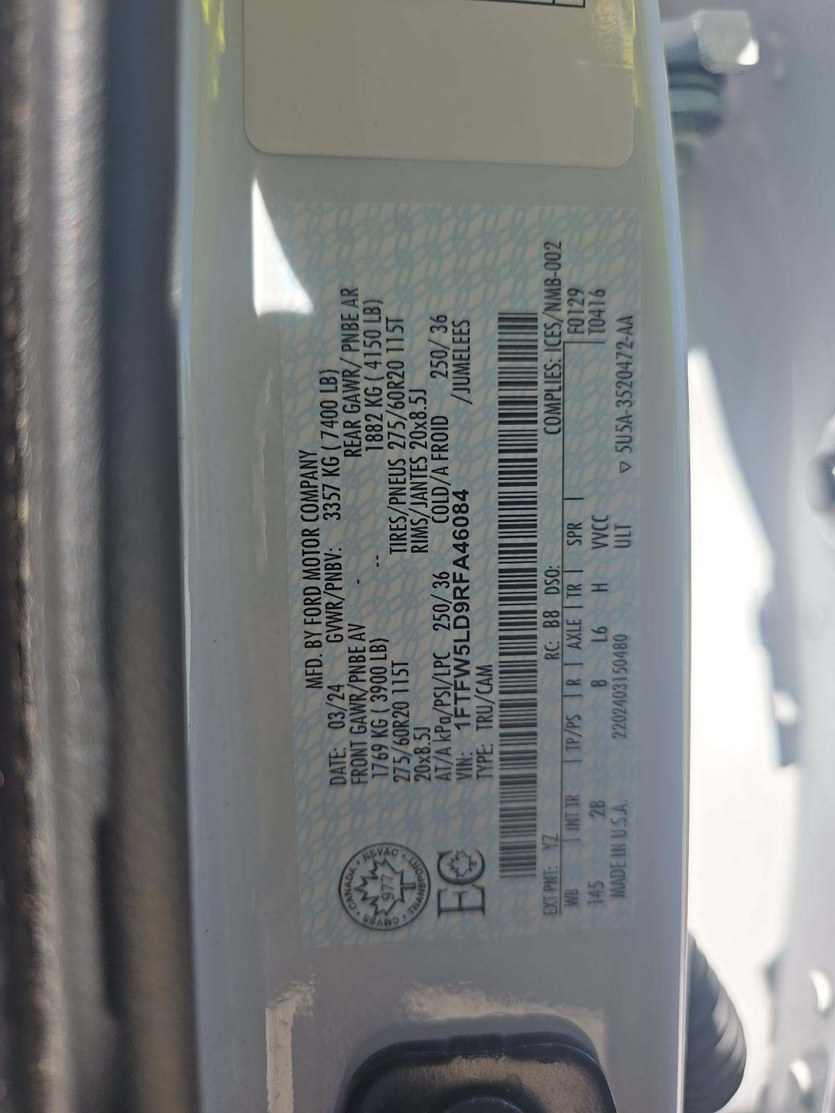 2024 Ford F-150 Hybrid Lariat AWD