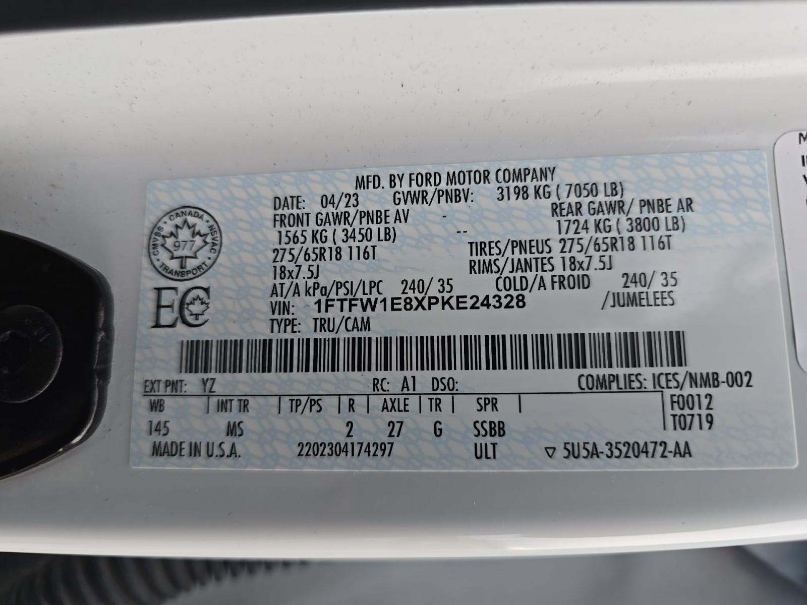 2023 Ford F-150 XLT AWD