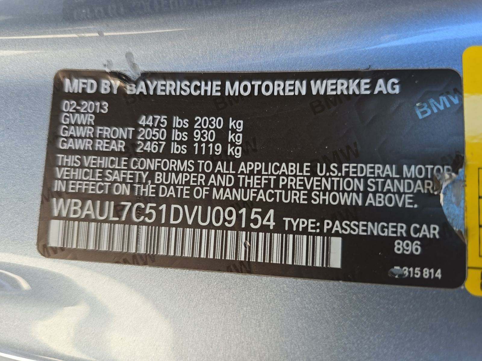 2013 BMW 1 Series 128i RWD