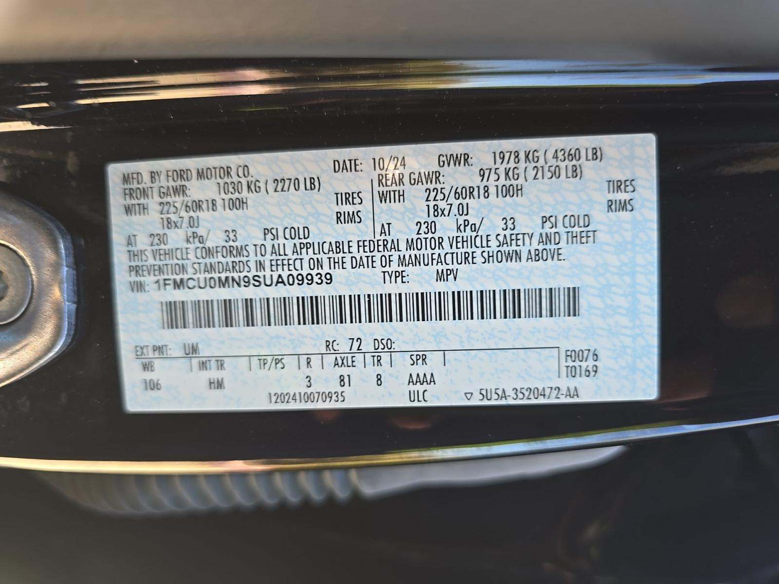 FORD ESCAPE - 1
