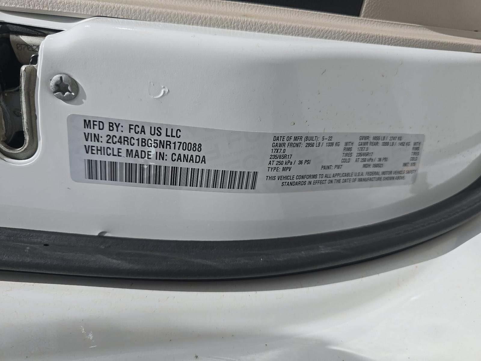 2022 Chrysler Pacifica Touring L FWD
