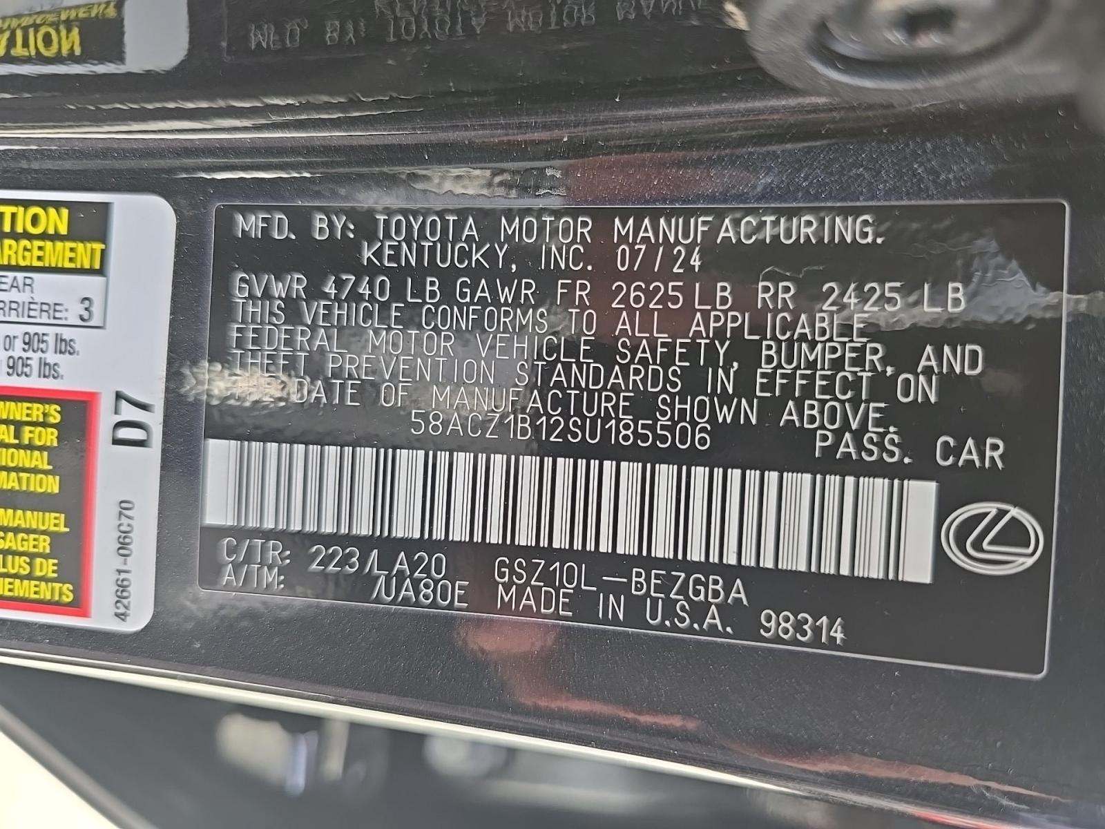 2025 Lexus ES ES 350 FWD