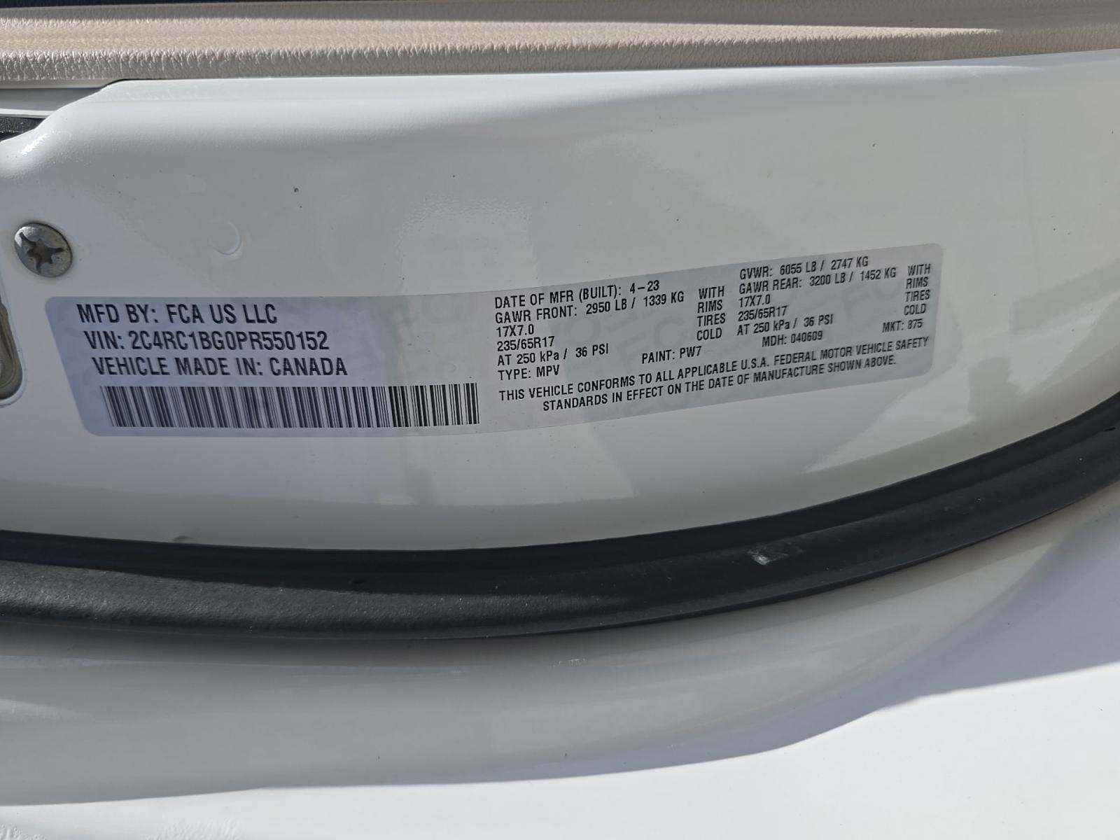 2023 Chrysler Pacifica Touring L FWD