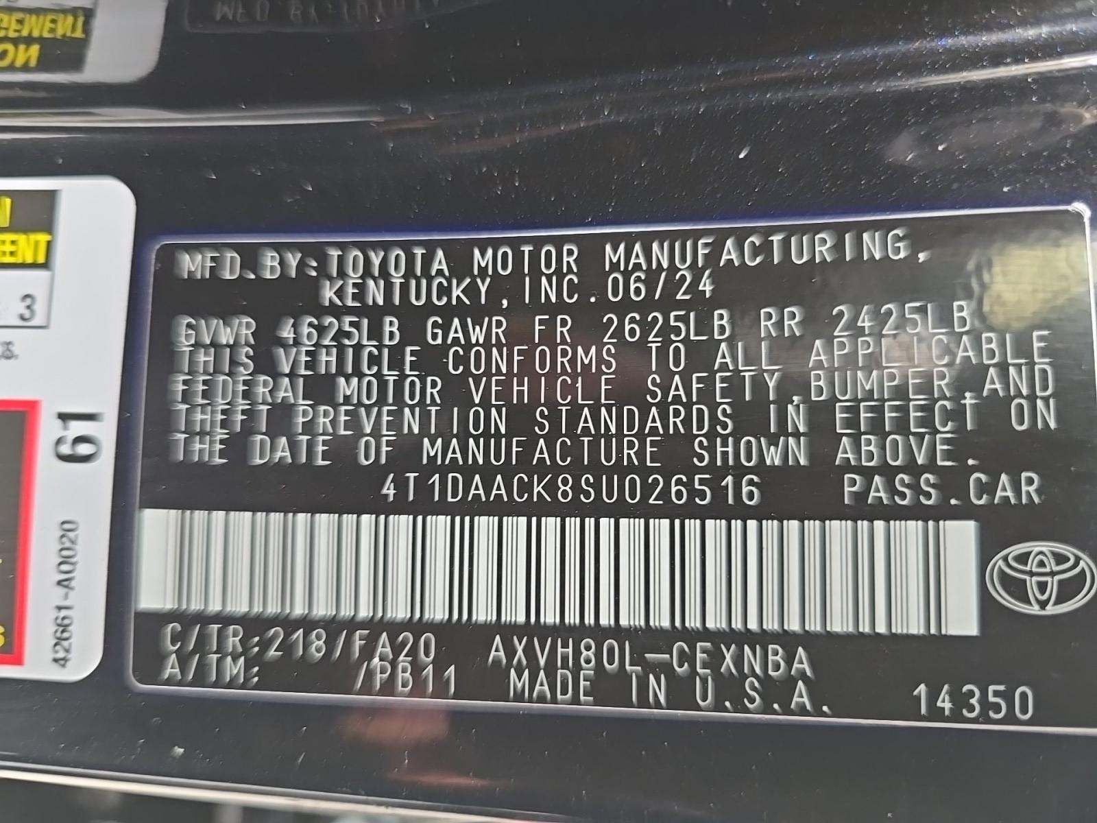 2025 Toyota Camry LE FWD