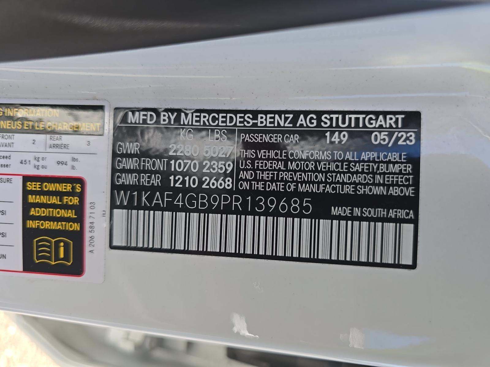 2023 Mercedes-Benz C-Class C 300 RWD